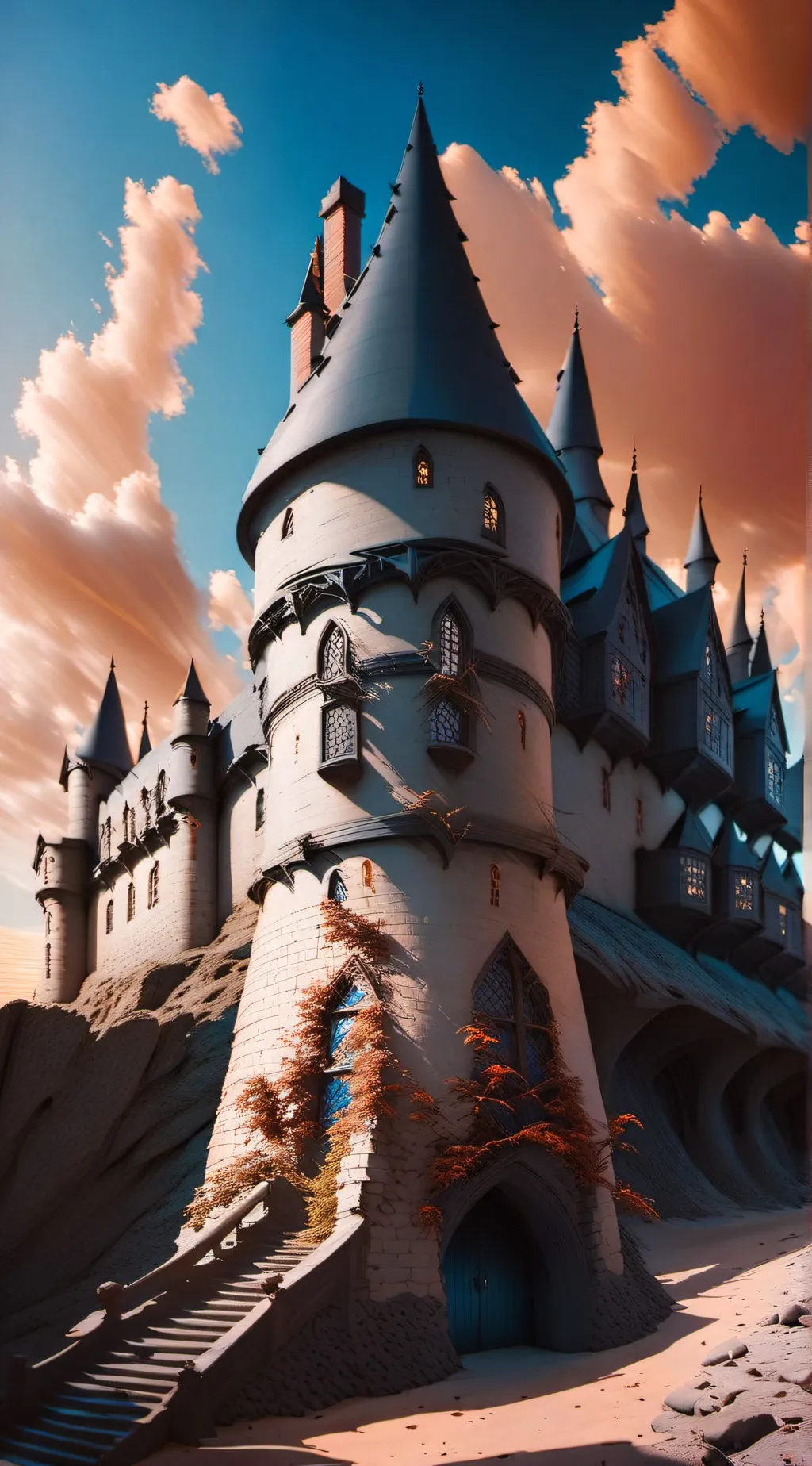 ai character: Hogwarts  background