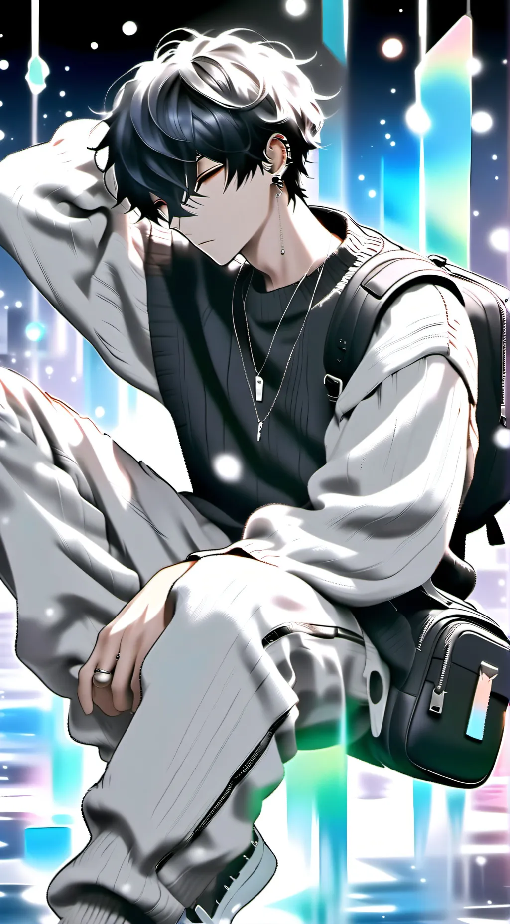 ai character: °~☆Michael☆~° background