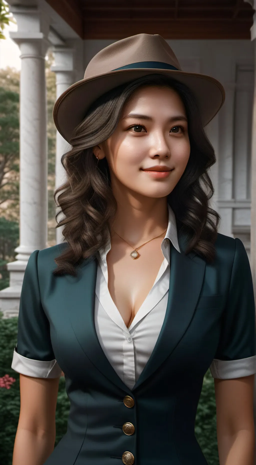 ai character: Leya  background