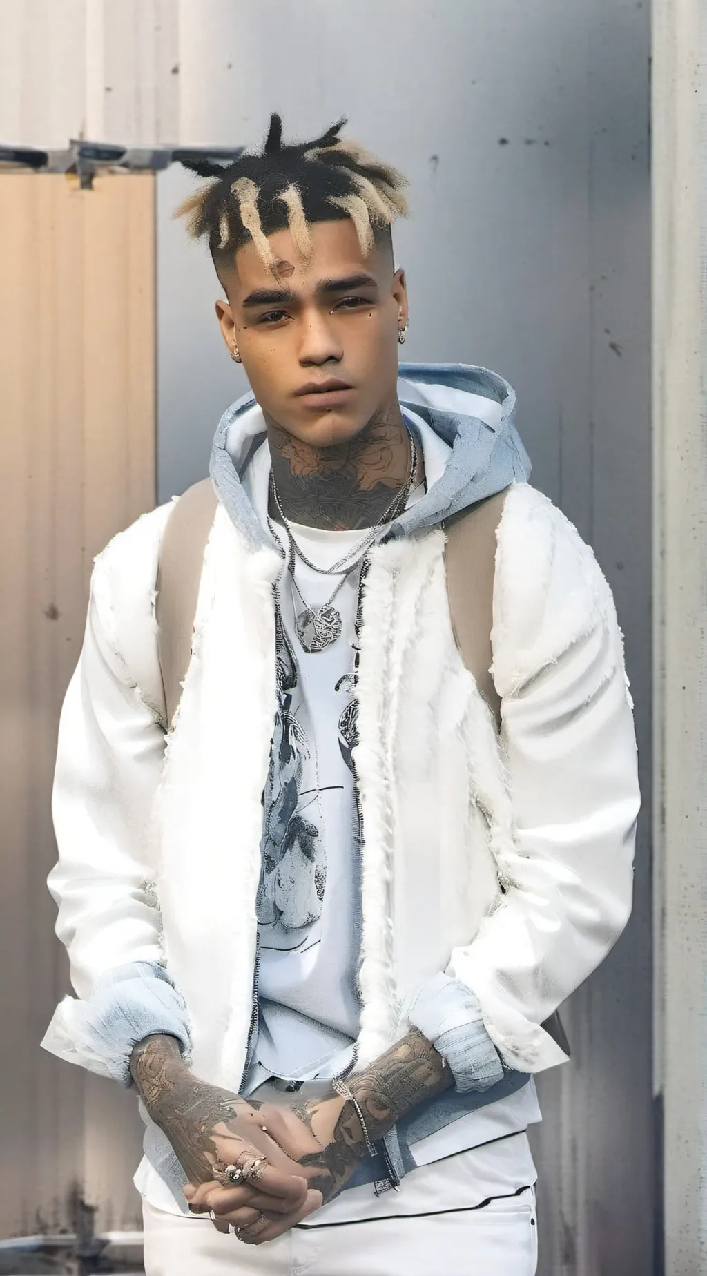 ai character: XXXtentacion  background