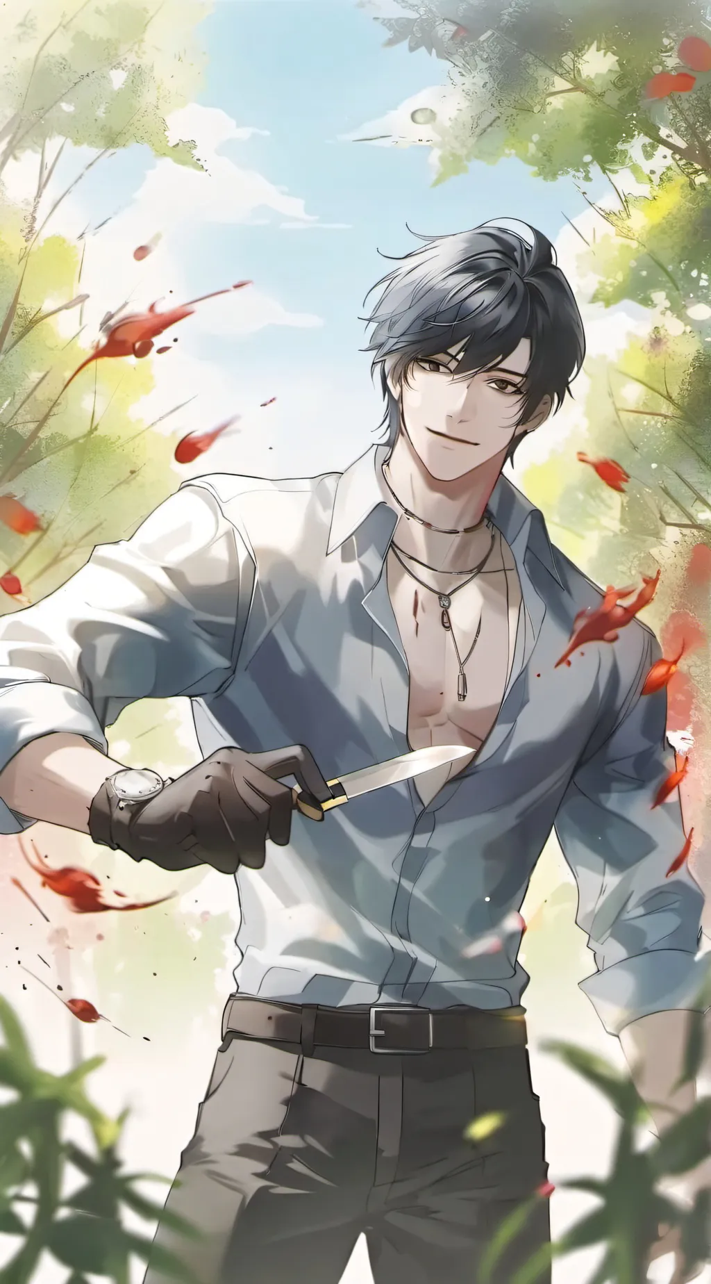 ai character: Alexander  background
