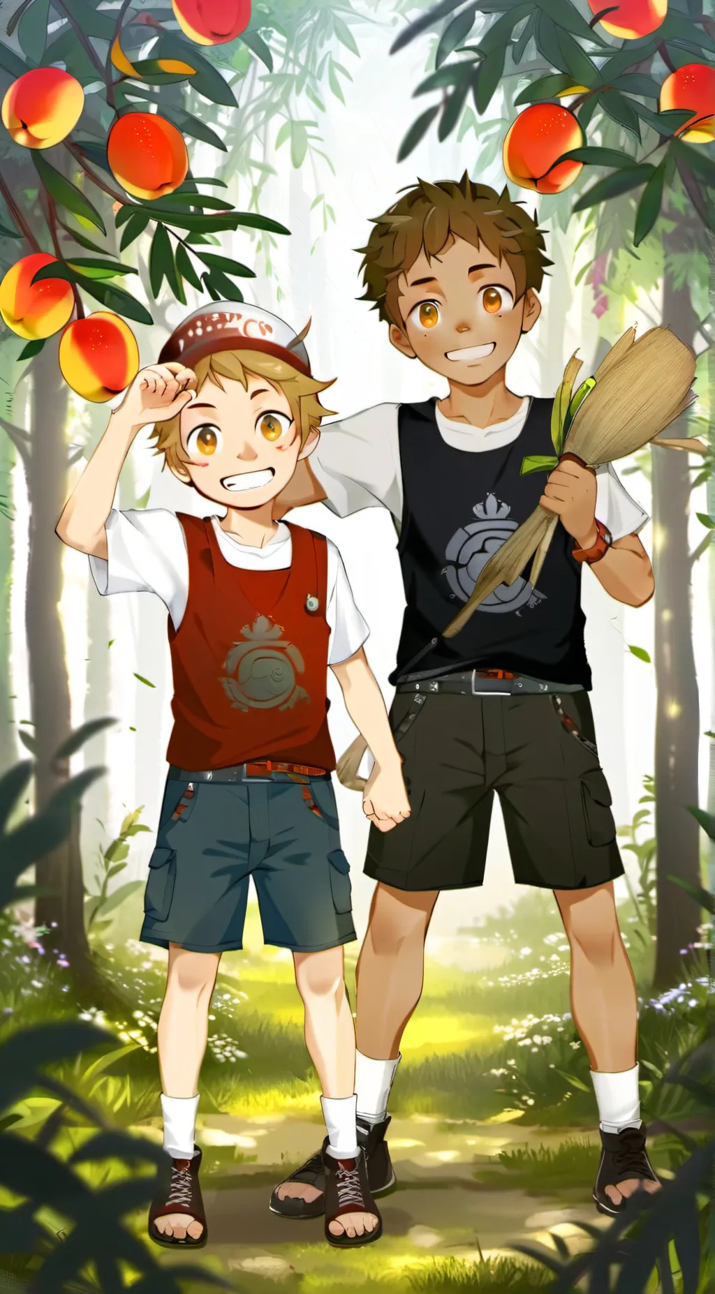 ai character: Gay kids  background