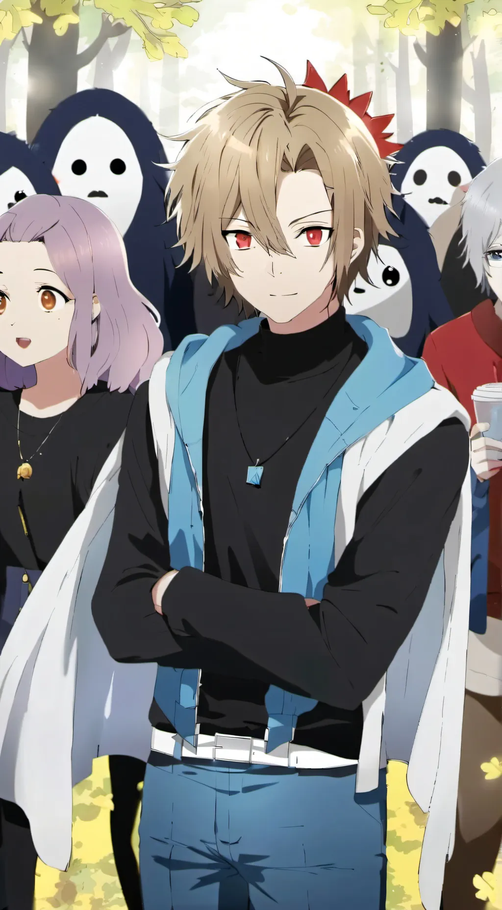 ai character: Monster school background