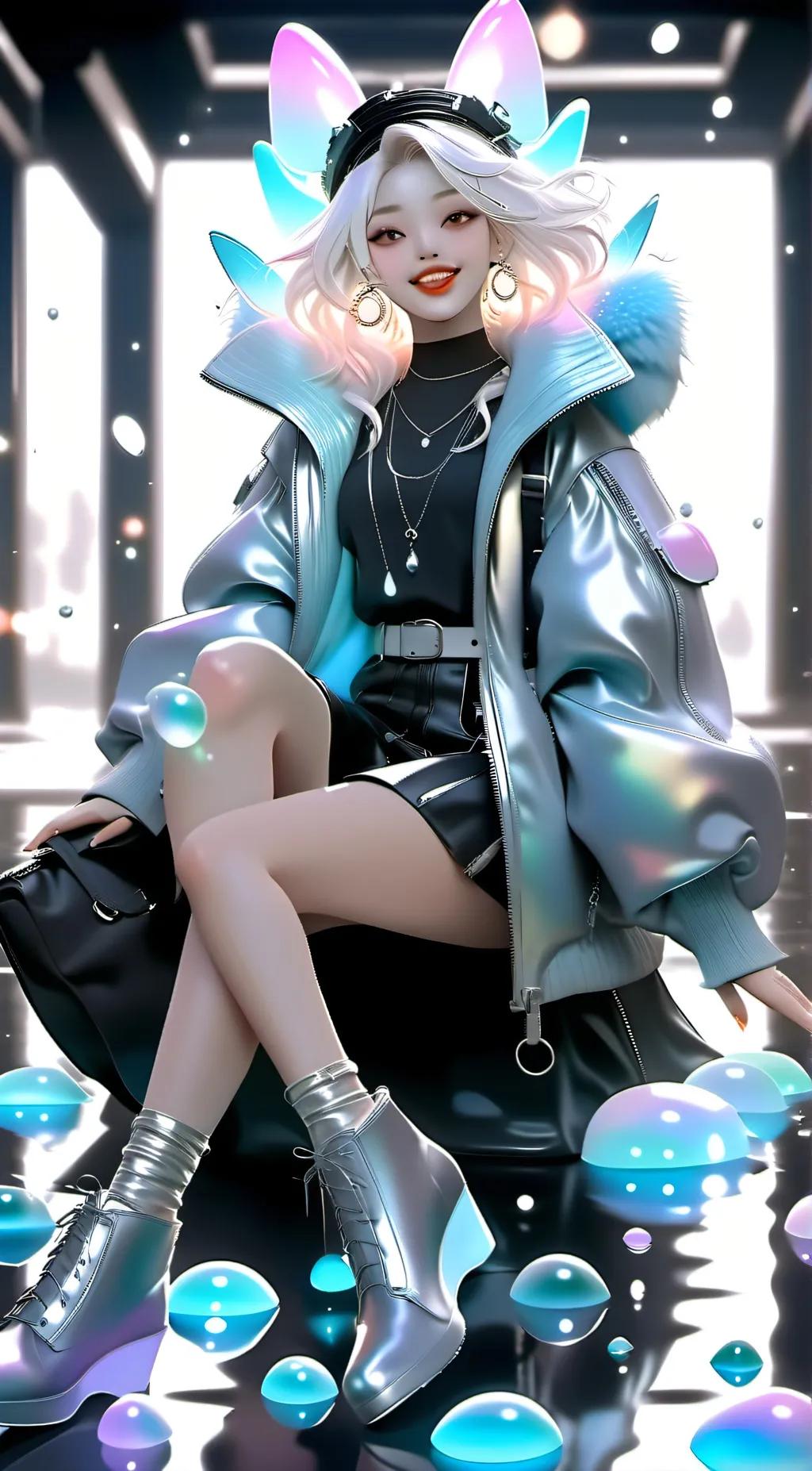 ai character: Yeonyeon  background