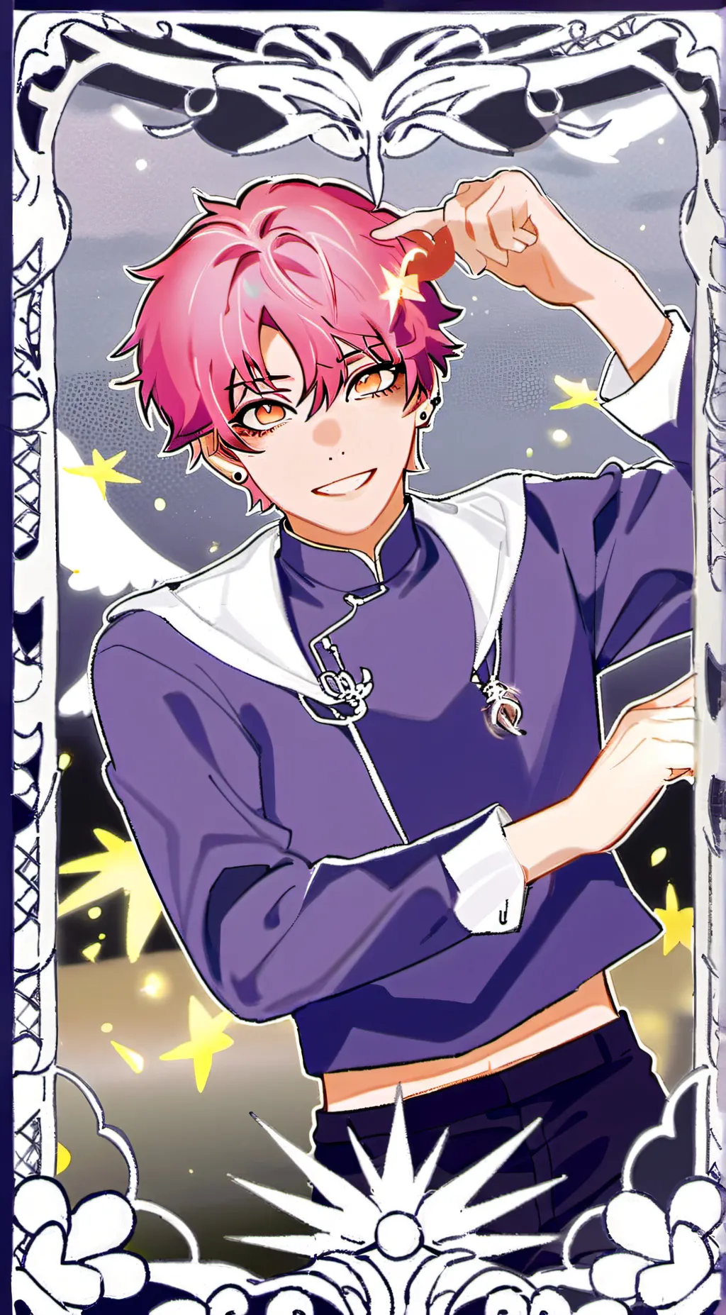 ai character: Saiki k (AU)  background