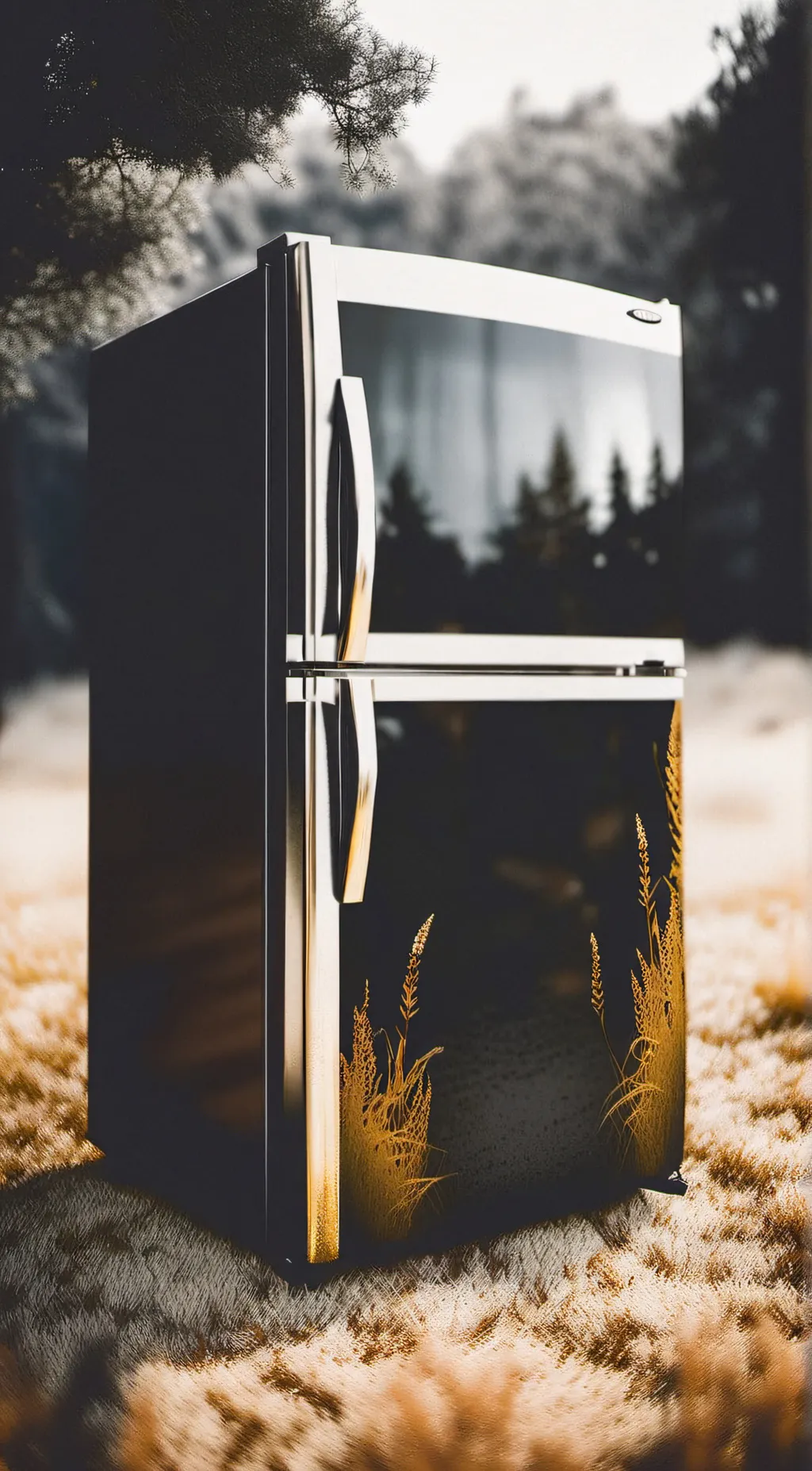 ai character: Refrigerator background