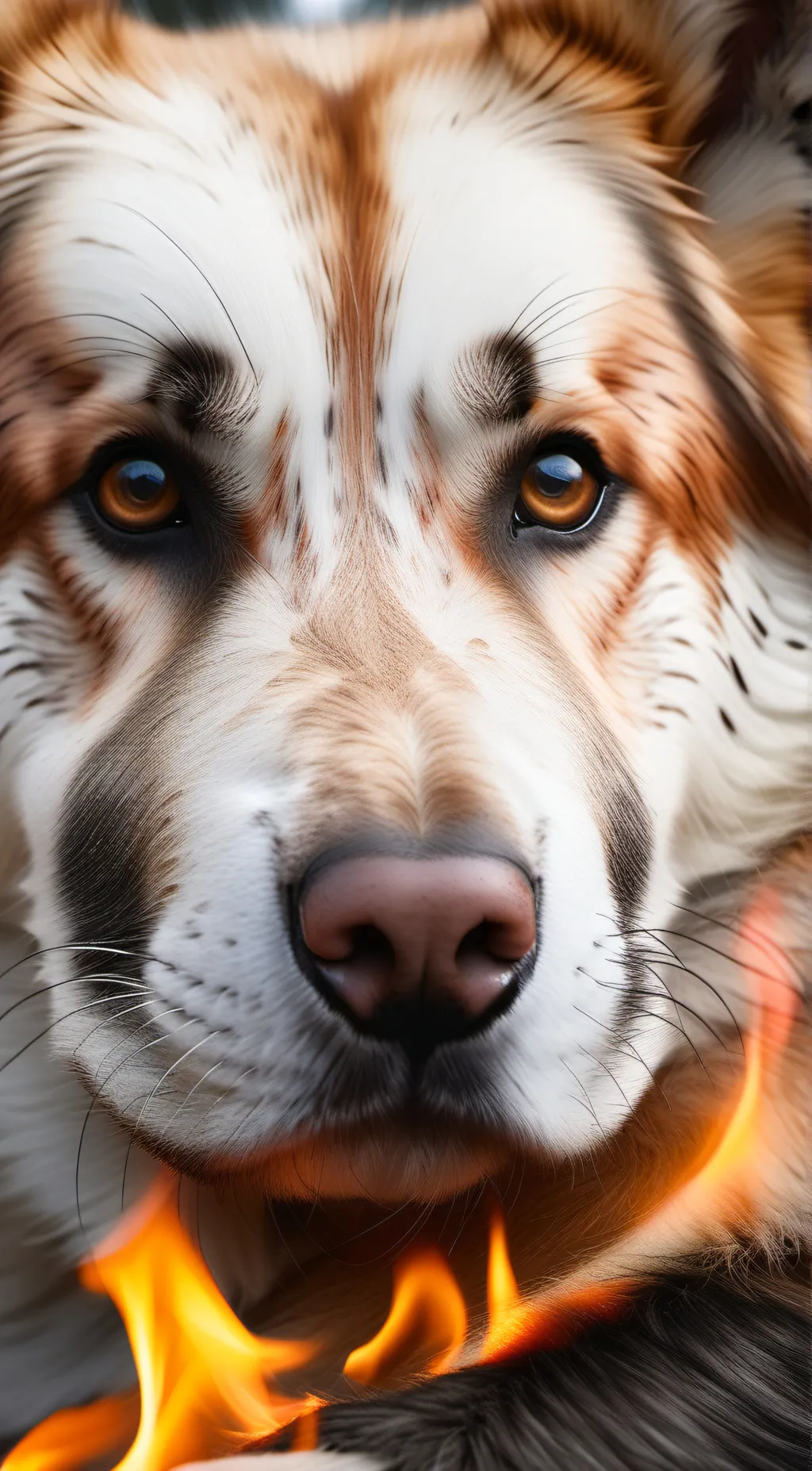 ai character: abbie-infection au background