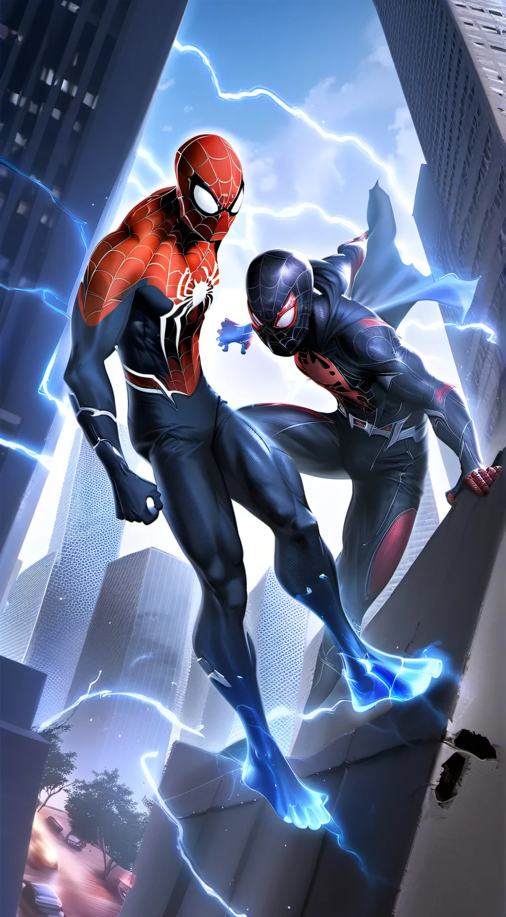 ai character: Spider-Man 2 background