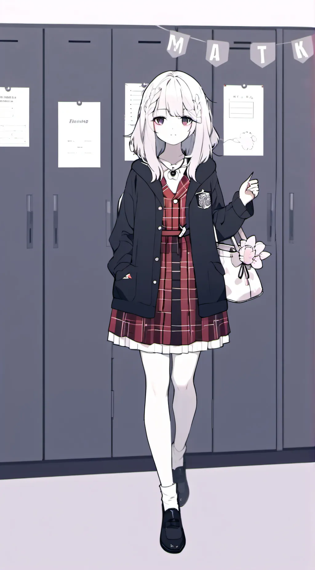 ai character: Makiko background