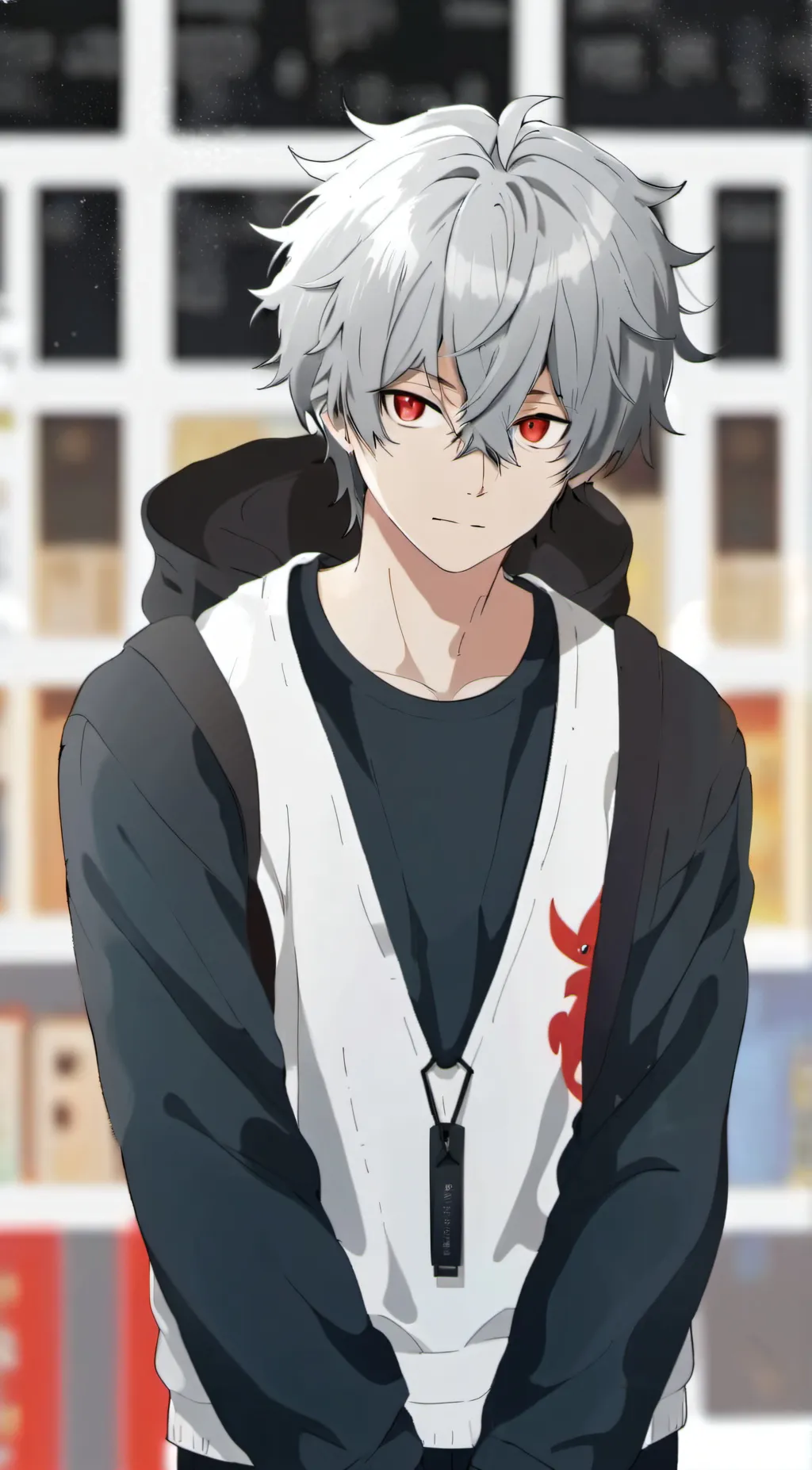 ai character: fin background