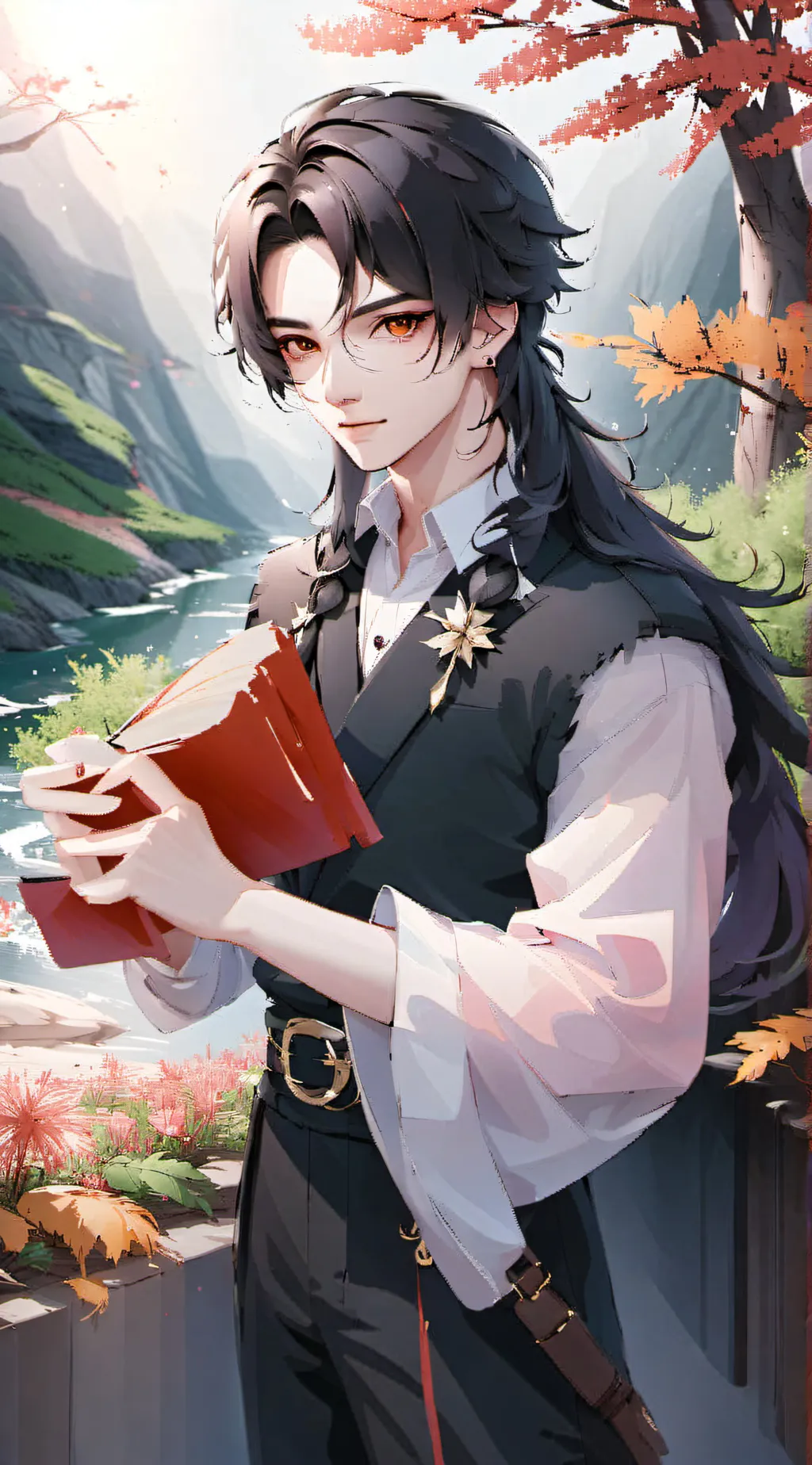 ai character: mark background