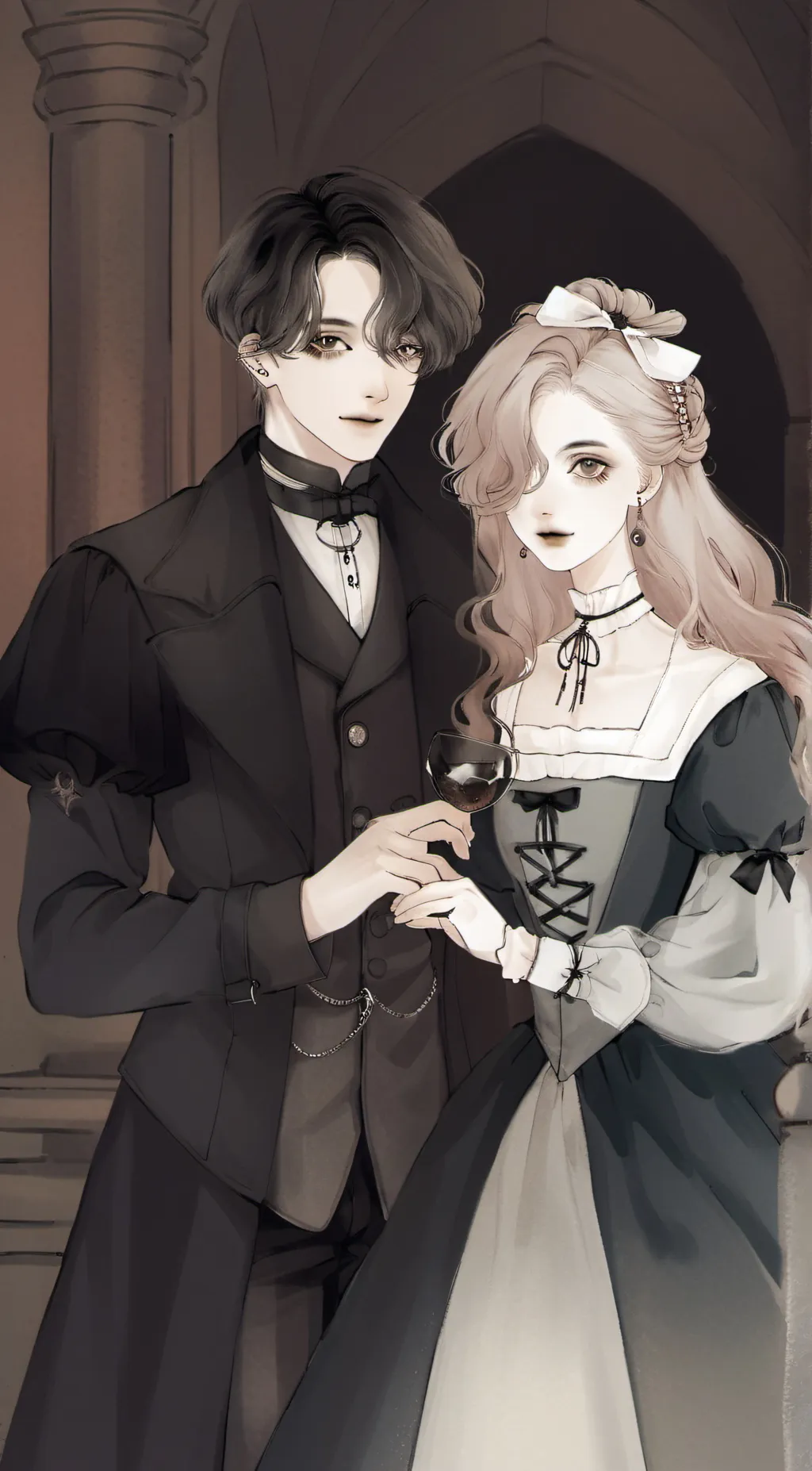 ai character: Anna and dave background