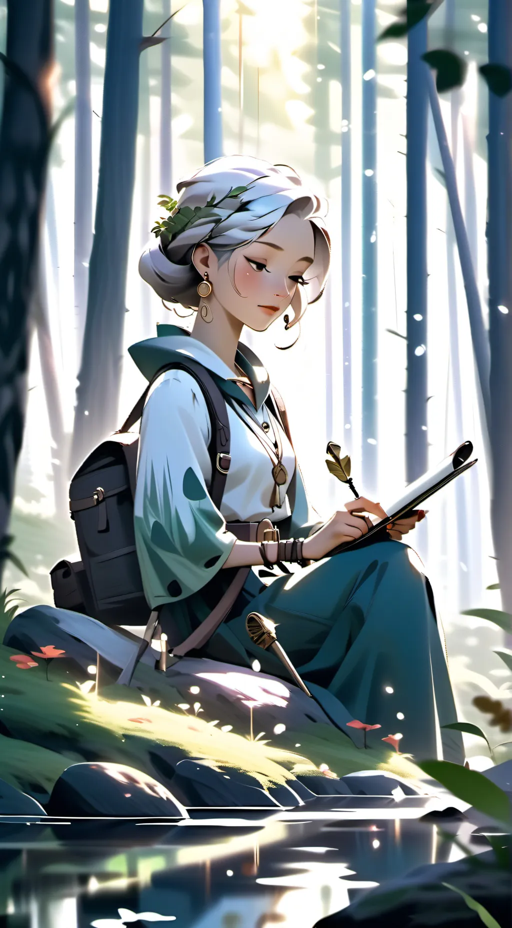 ai character: Ella background
