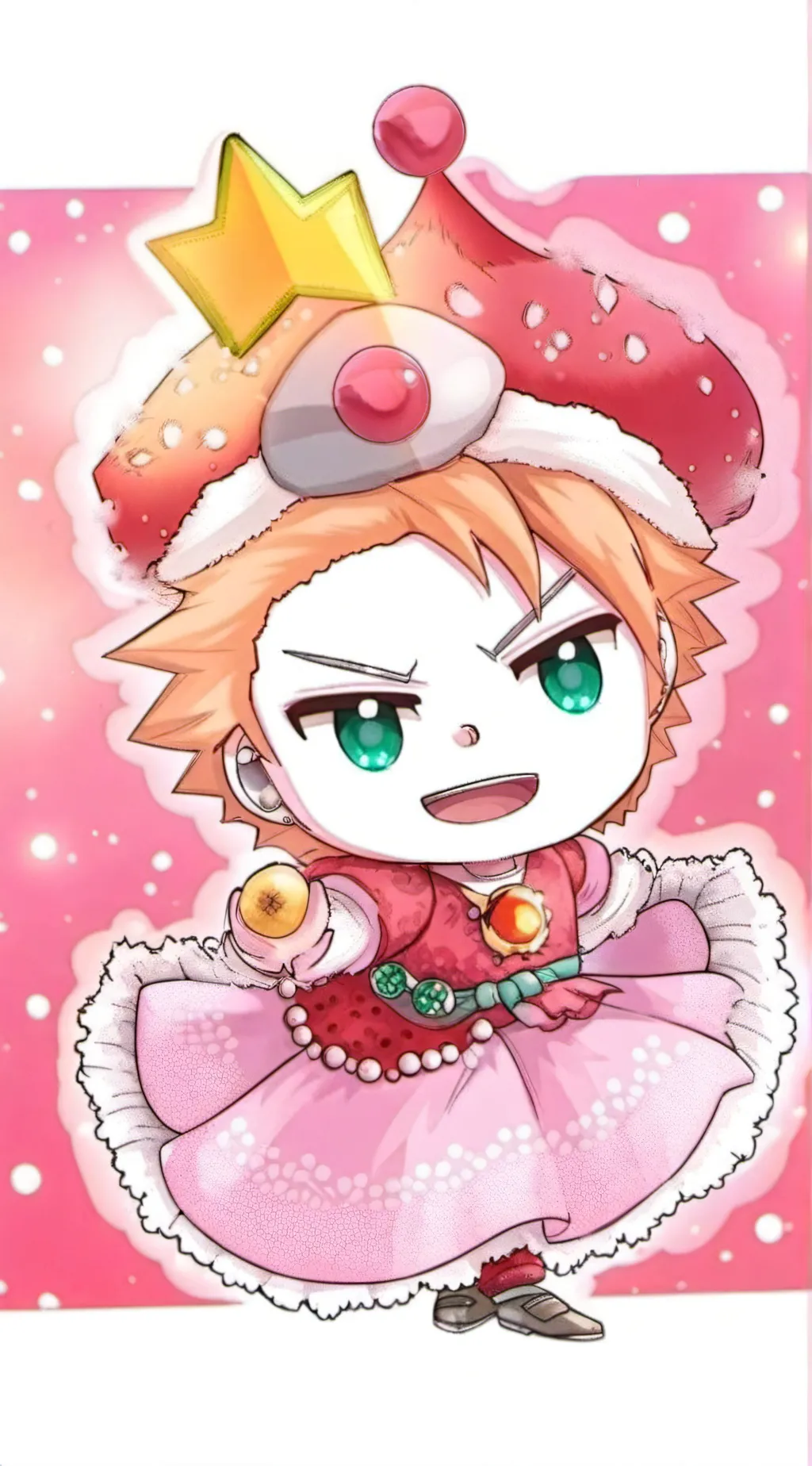 ai character: Princess bakugo  background