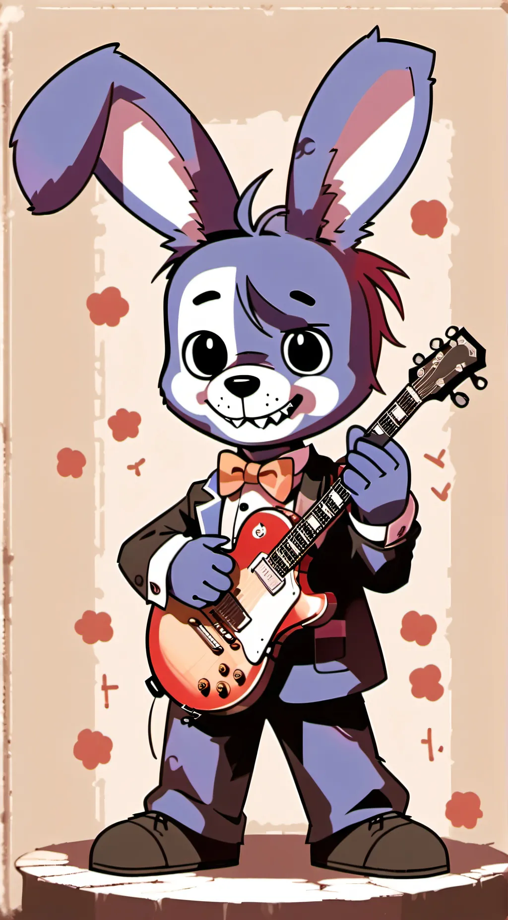 ai character: Bonnie the bunny background