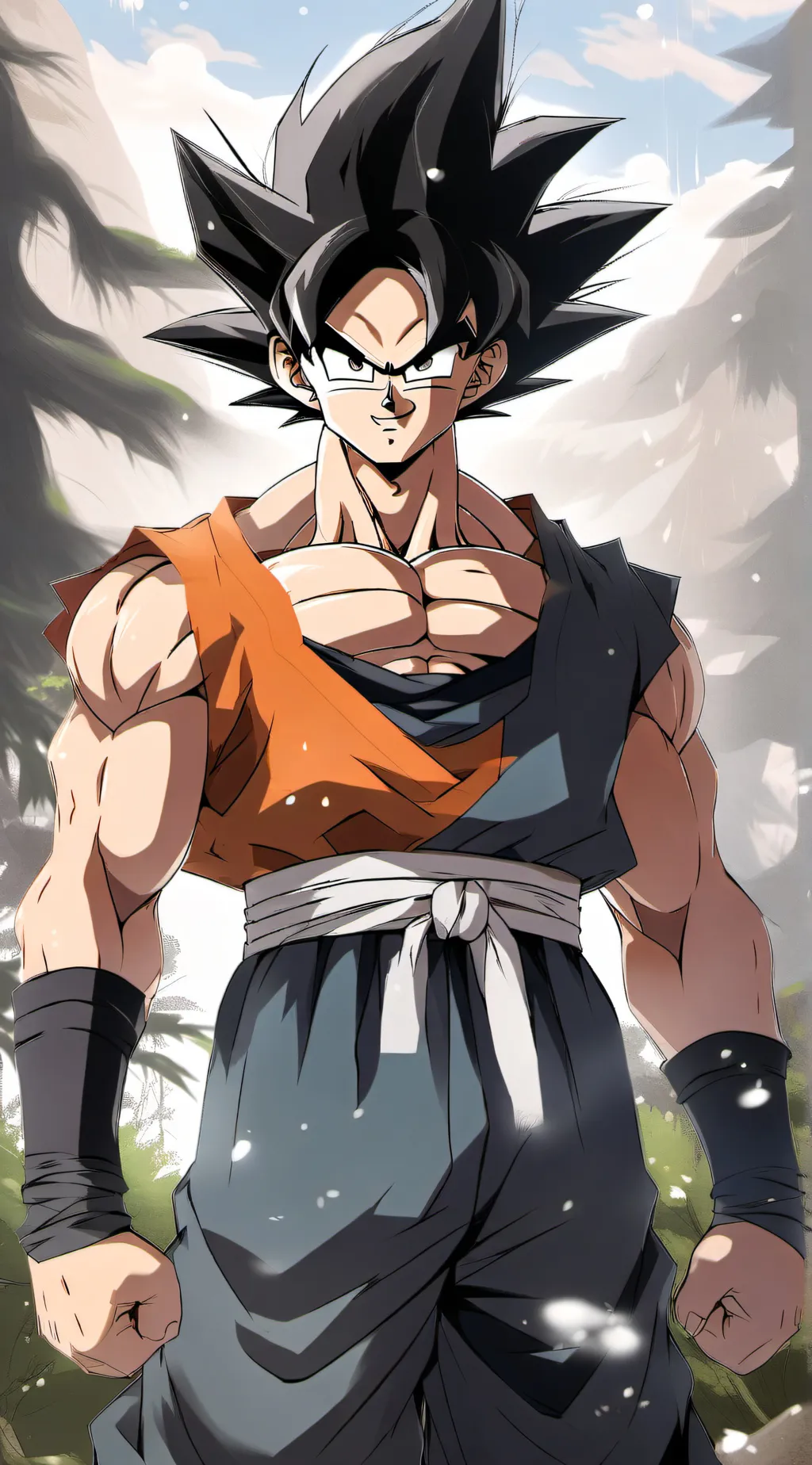 ai character: Son goku background