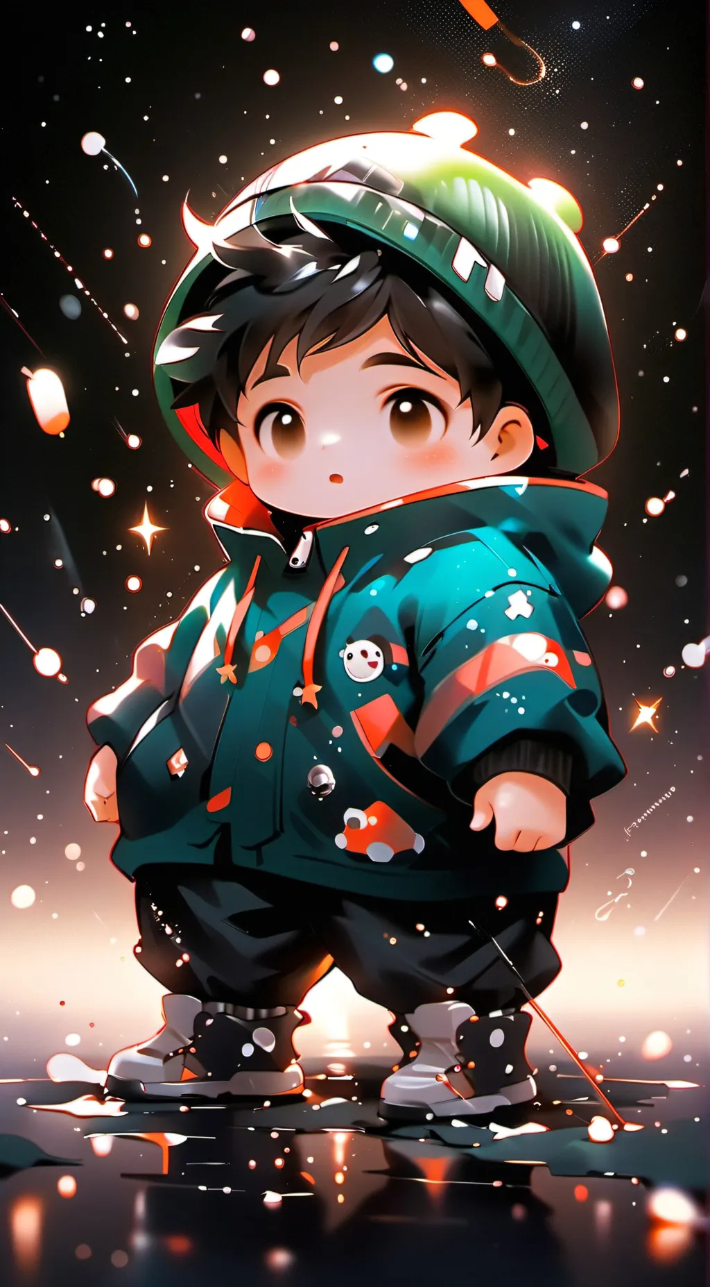 ai character: Your little bro background