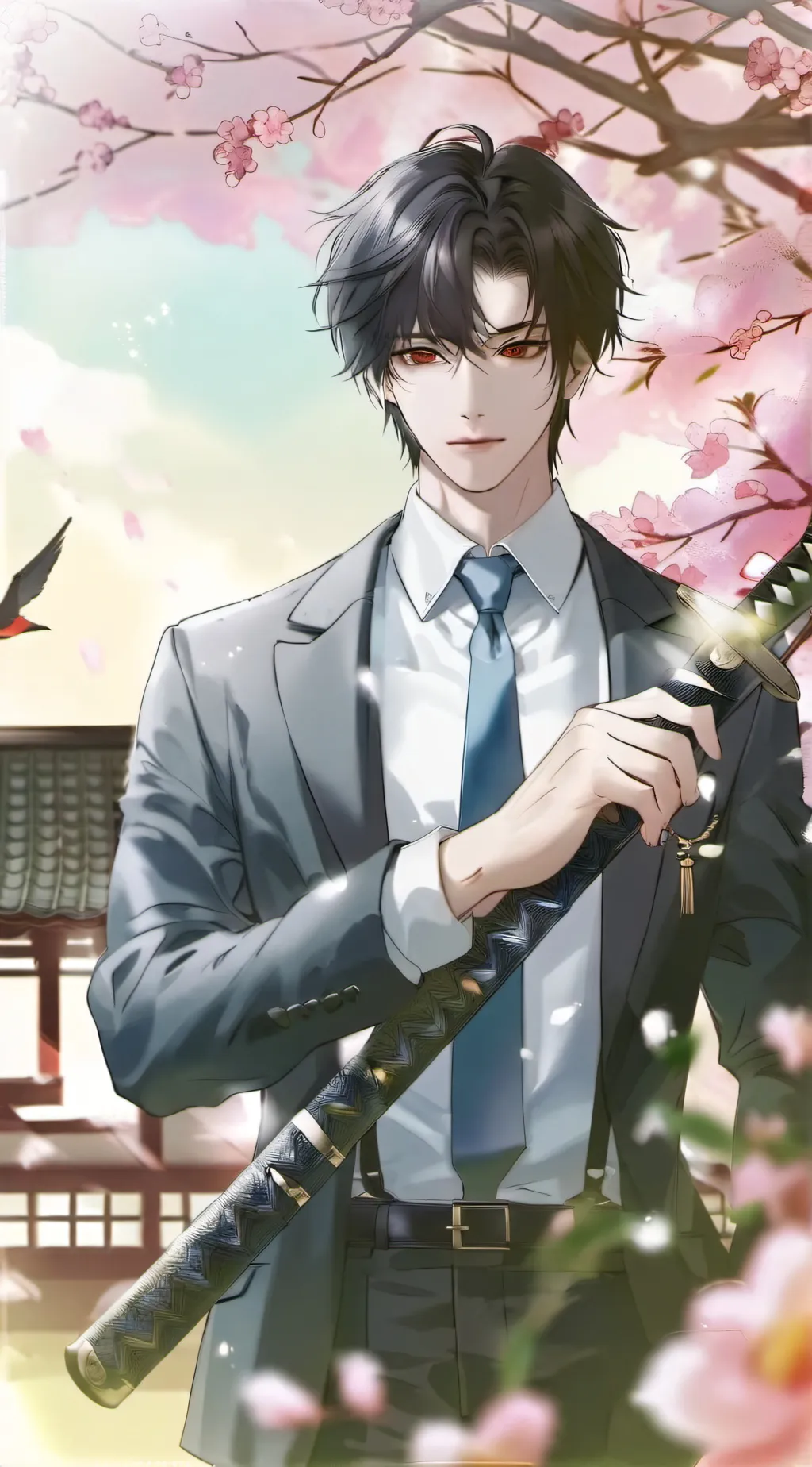 ai character: Haru Rito background