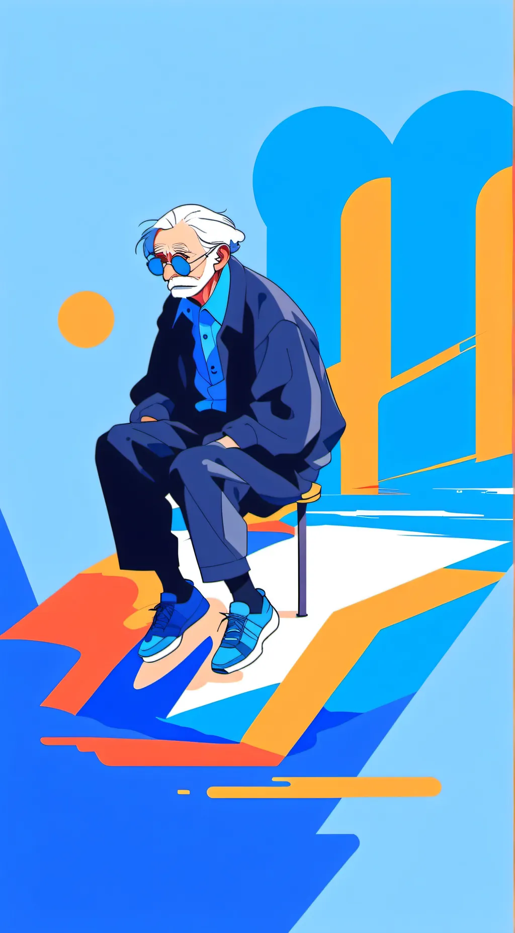 ai character: Grandpa  background