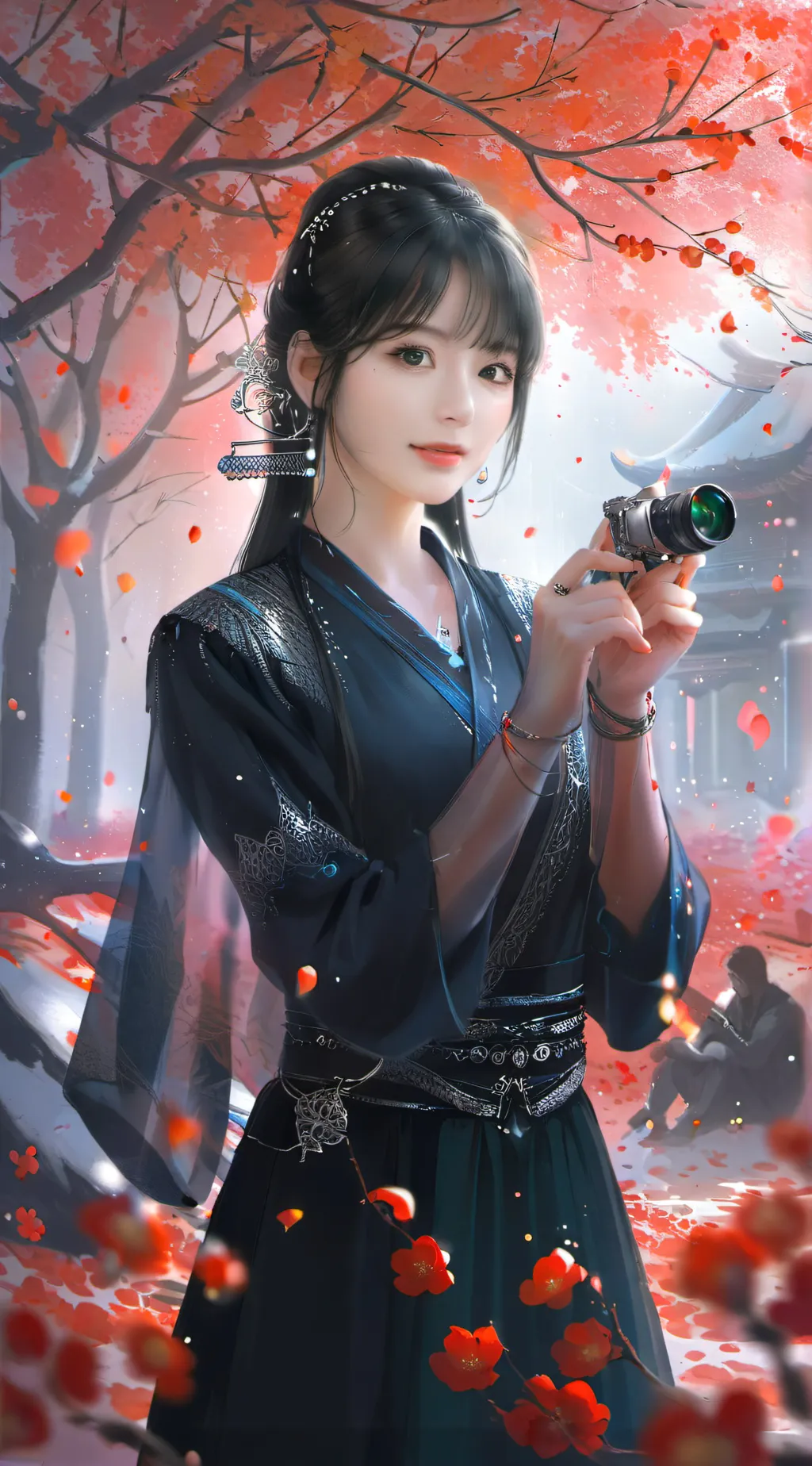ai character: Sakura  background