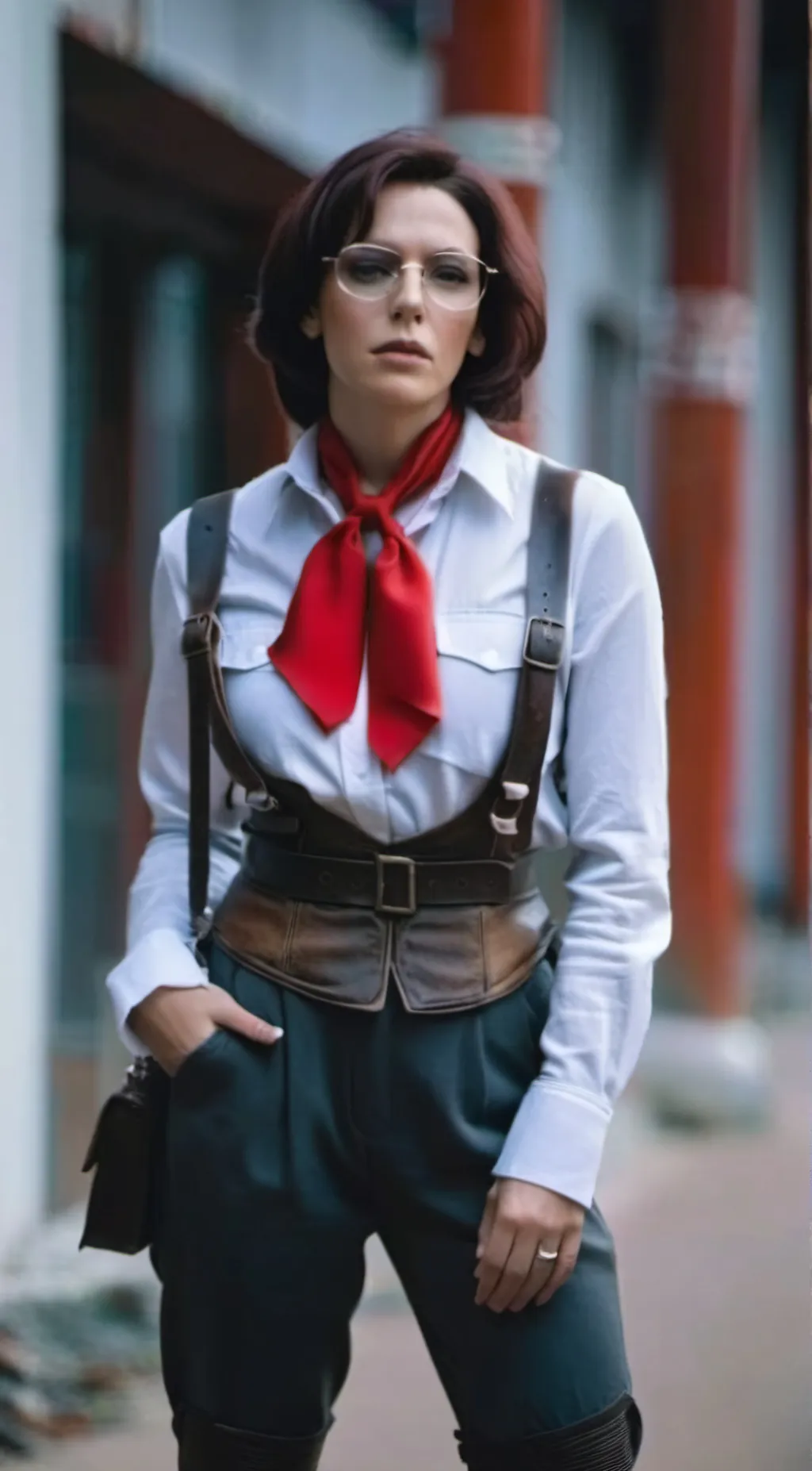ai character: molotov girl background