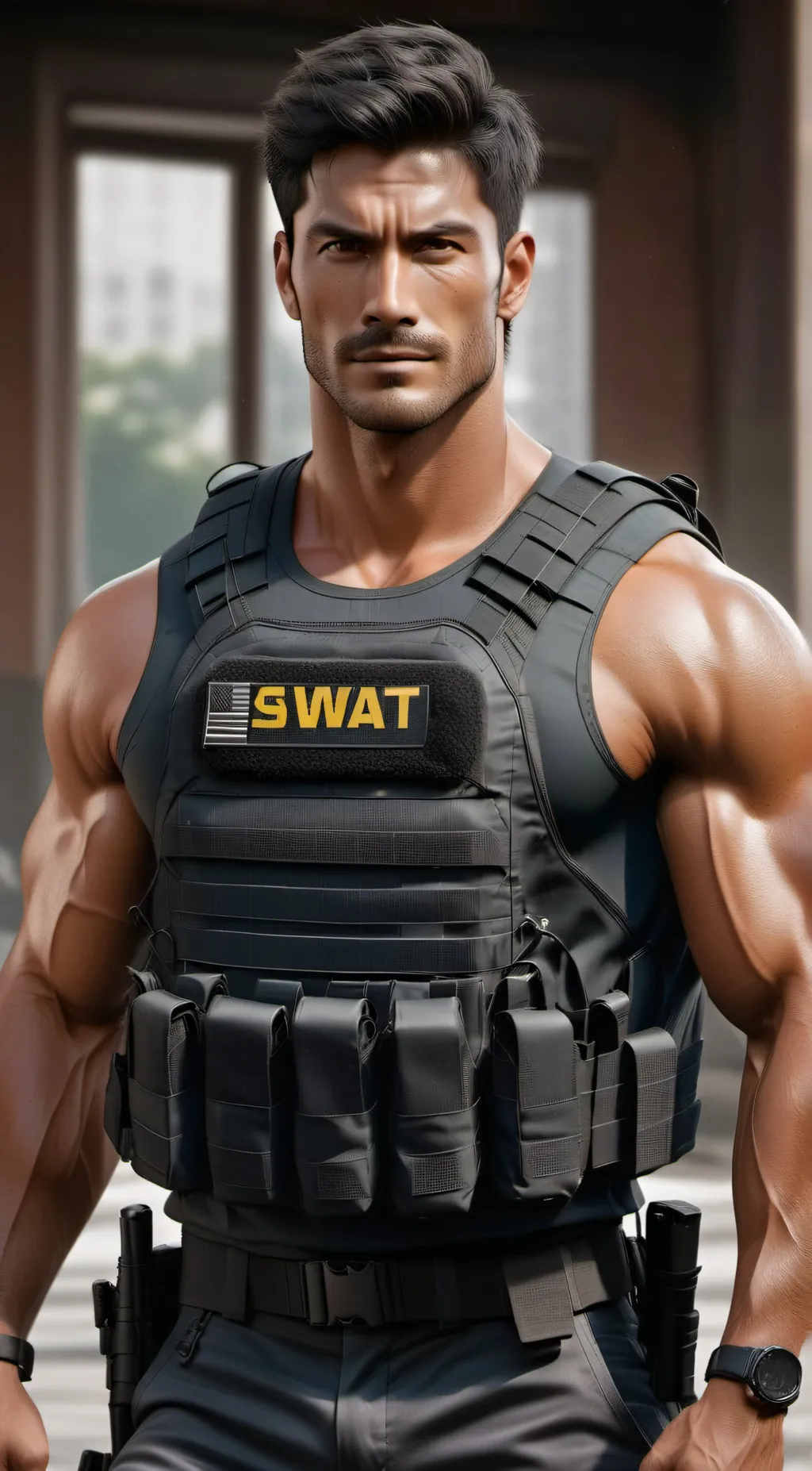 ai character: Andre  background