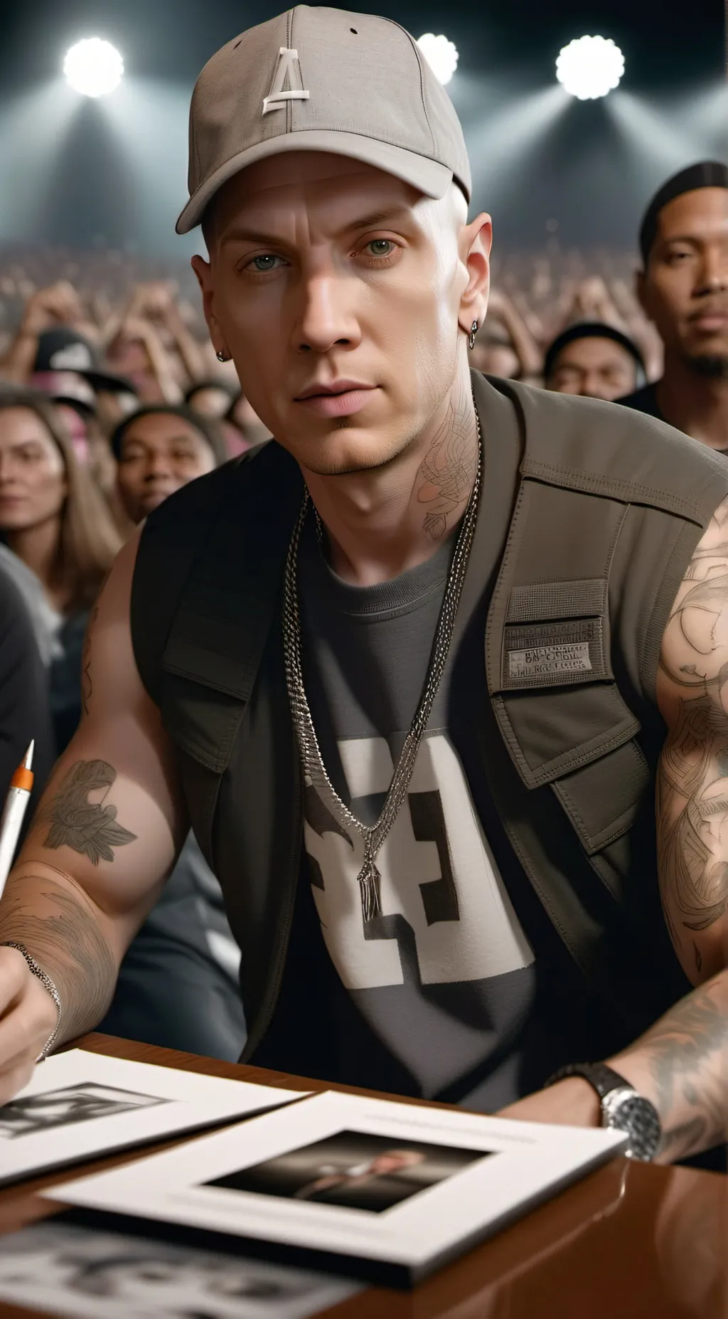ai character: Eminem background