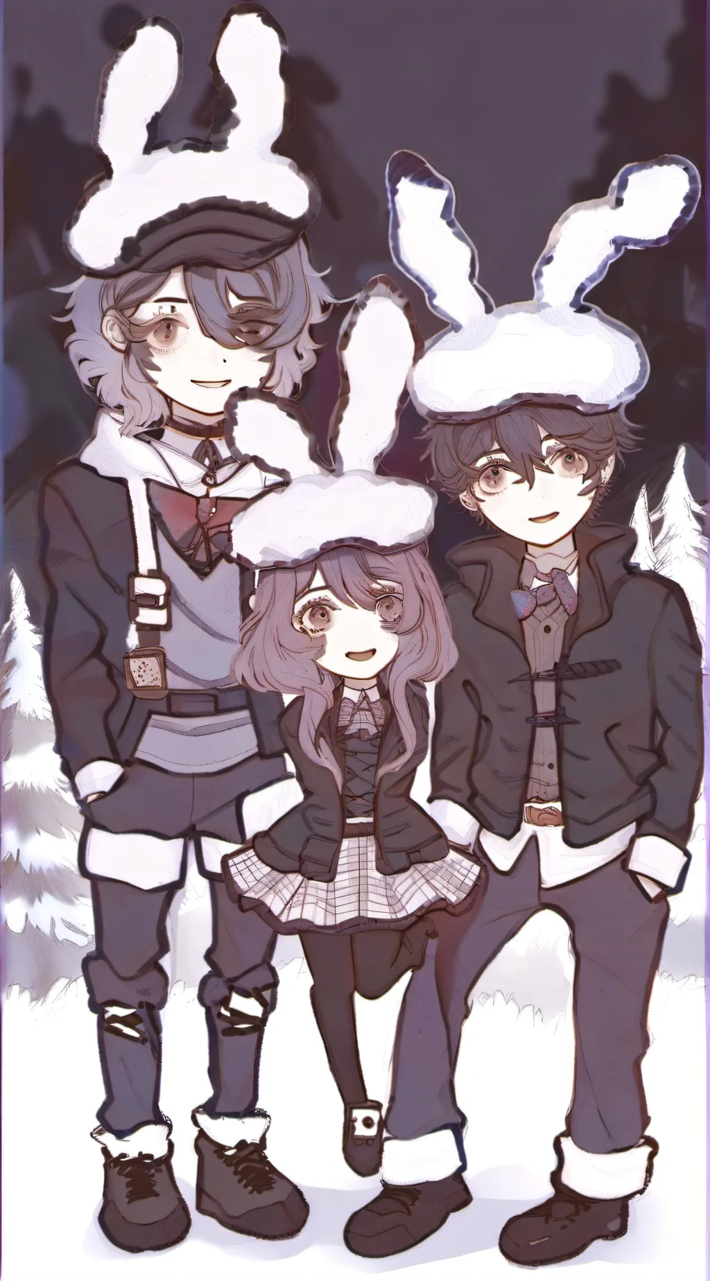 ai character: bunnys background