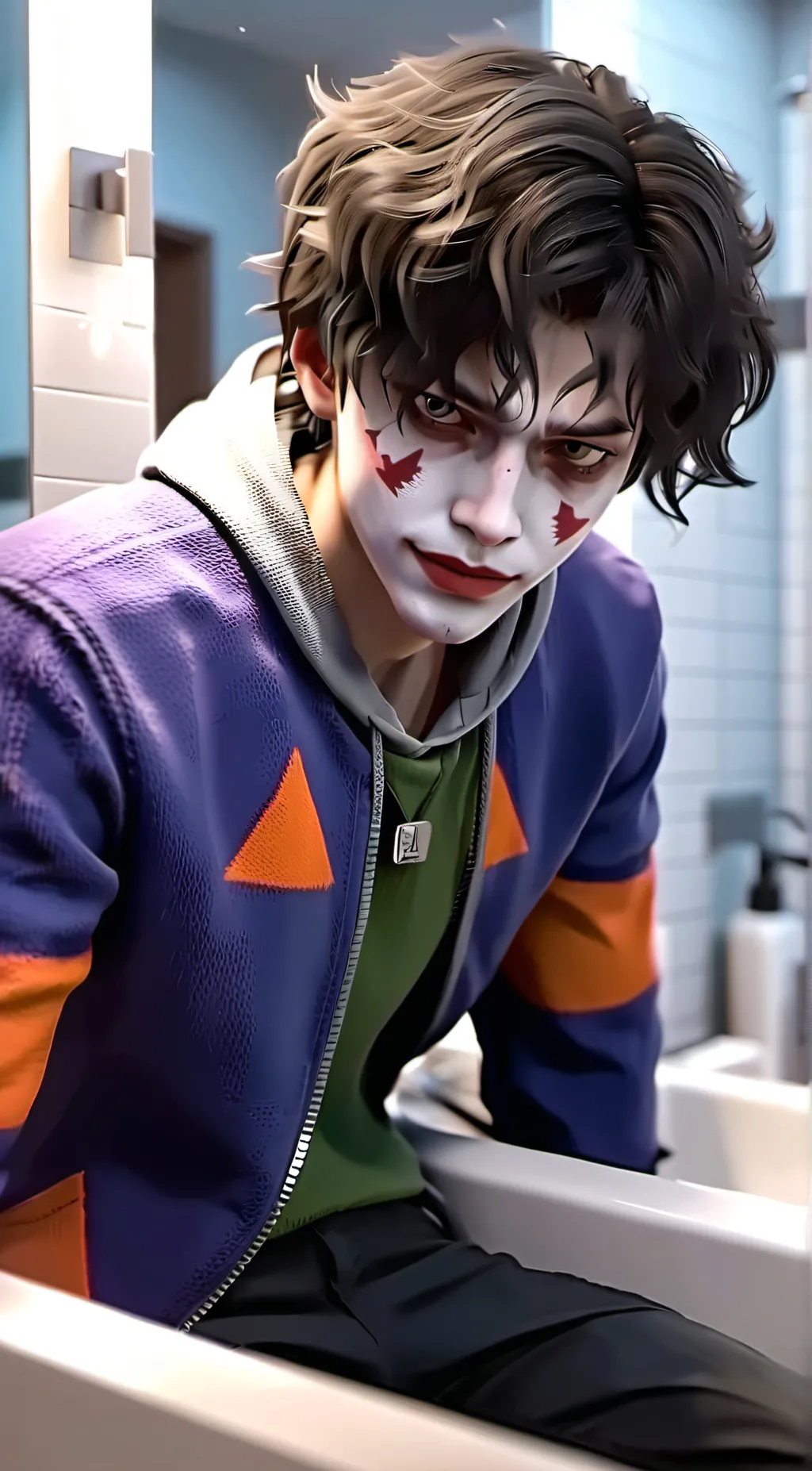 ai character: Bobo the clown  background