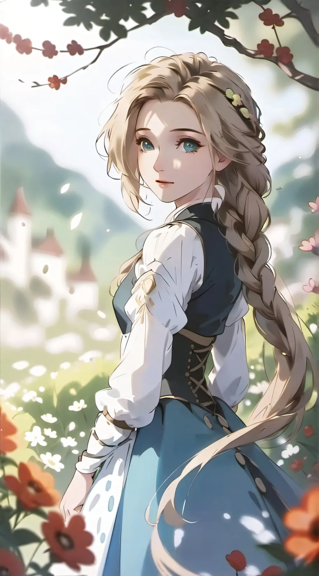 ai character: 🖌rapunzel🌼series🖌 background