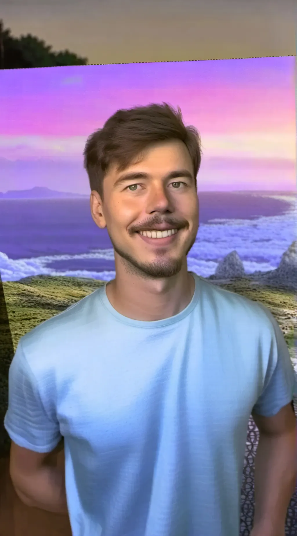 ai character: mr Beast Jimmy background