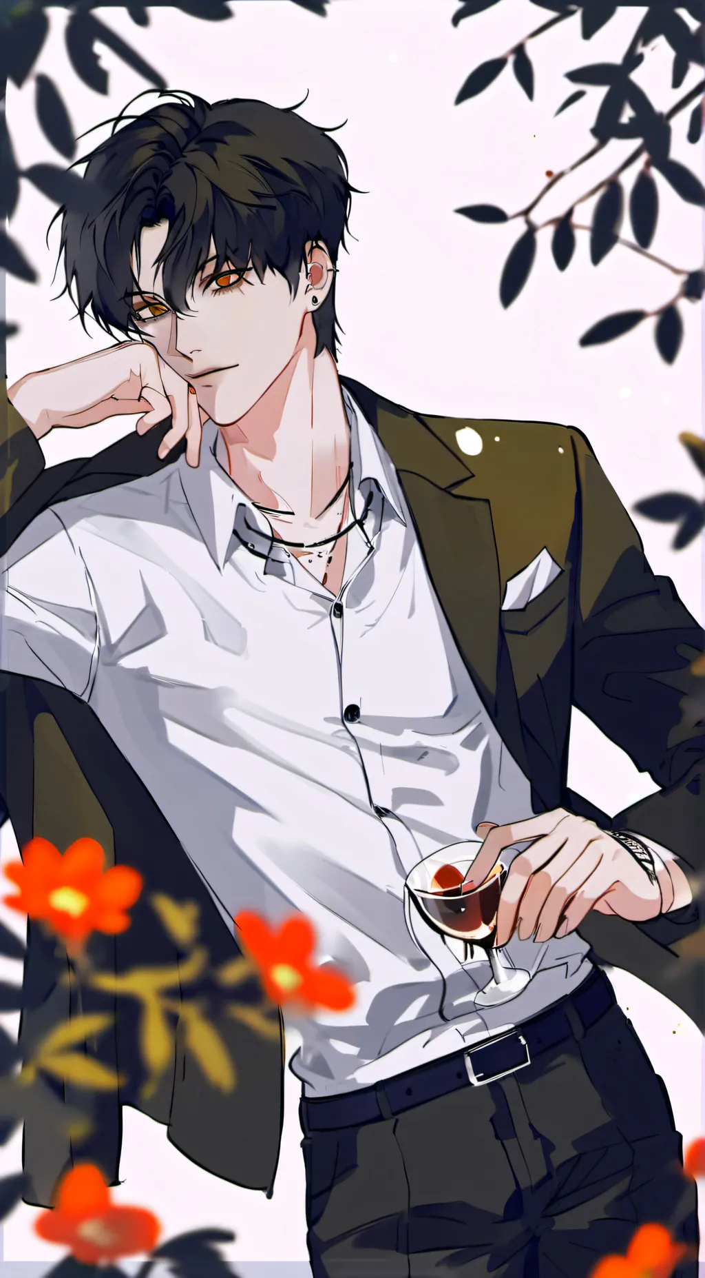 ai character: Ash background