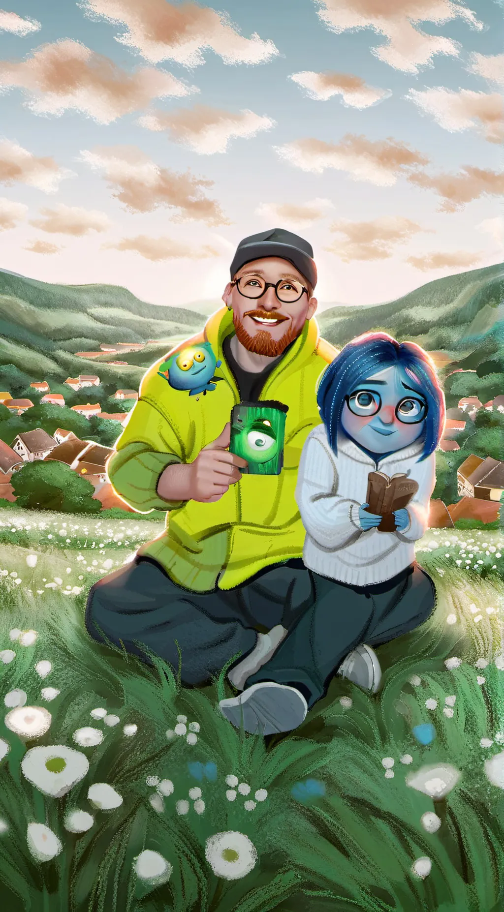 ai character: inside out  background