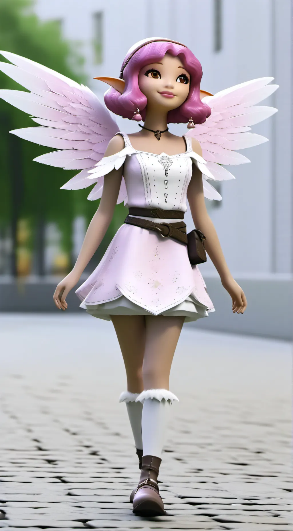 ai character: Mia and me background