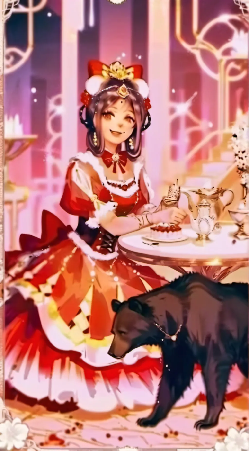 ai character: Evil princess  background