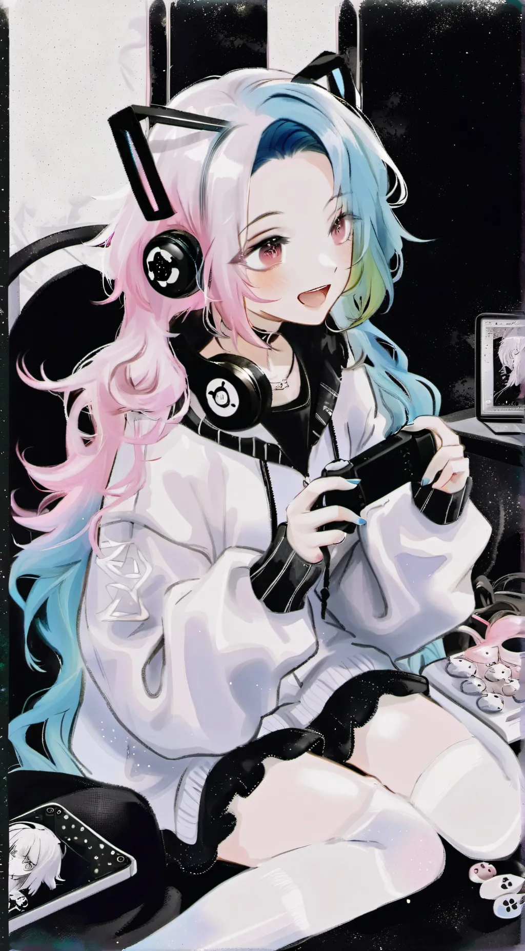 ai character: (KC) background