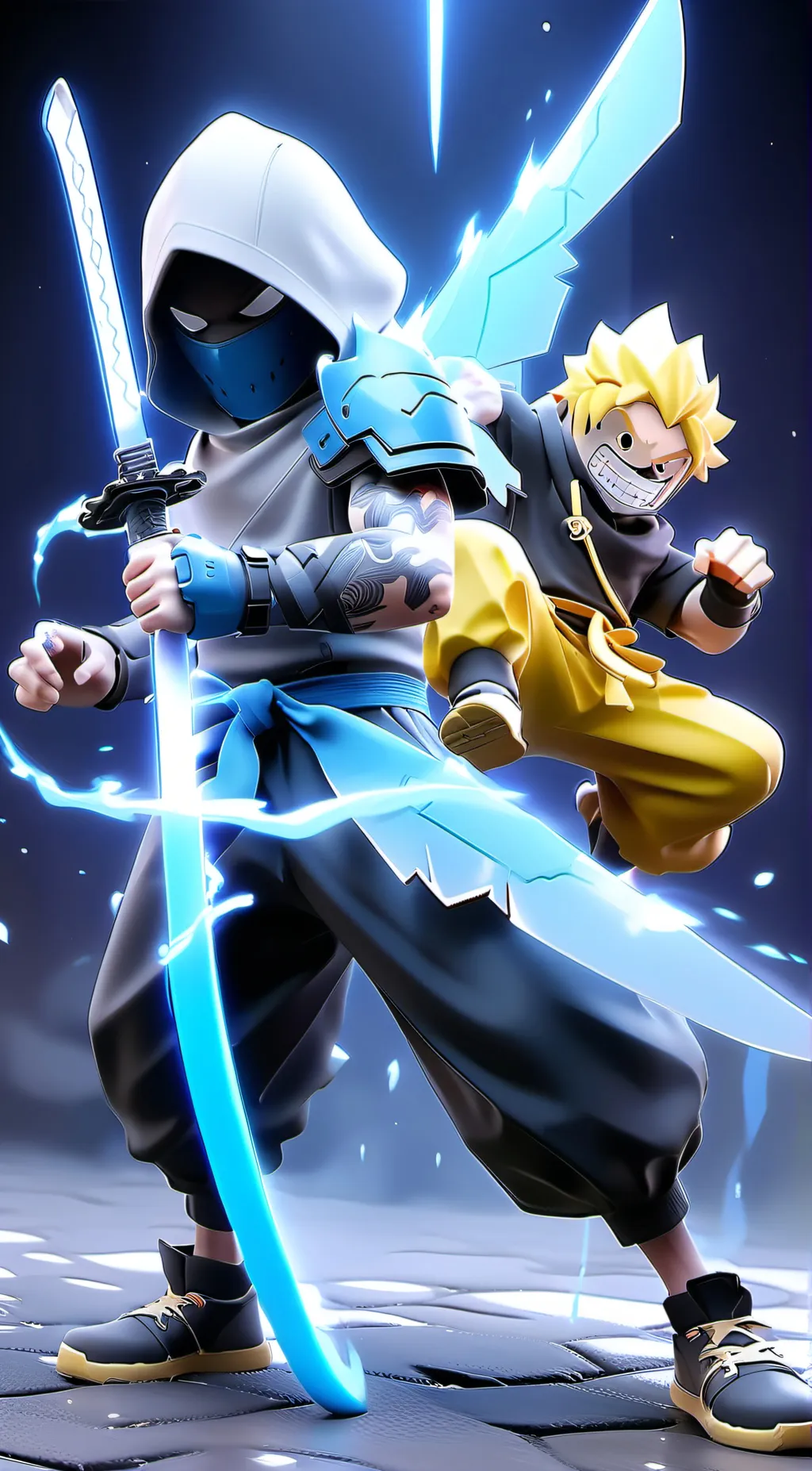 ai character: baller vs slicer  background