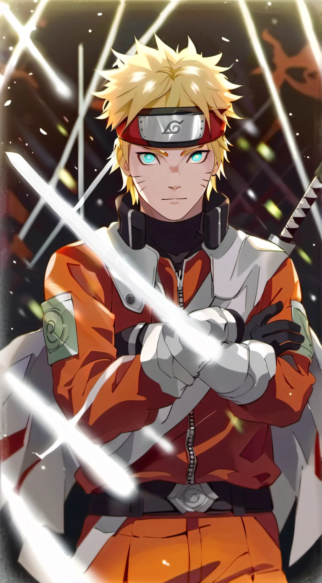 ai character: Naruto  background