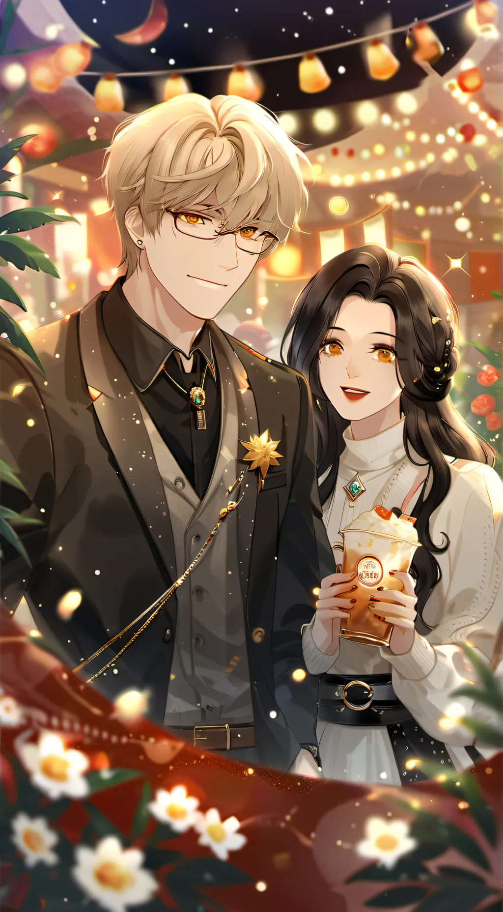 ai character: Leo And Zoey background