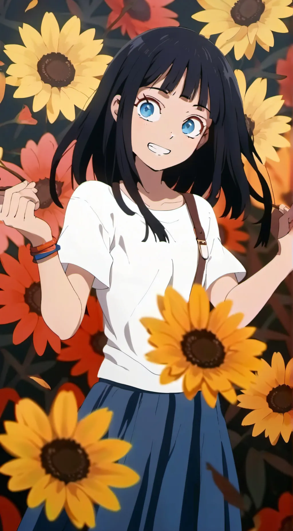 ai character: Himawari time skip background