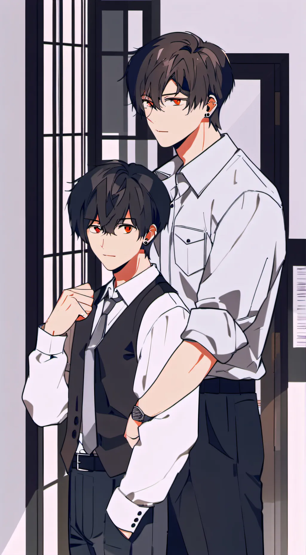 ai character: •|Daemon and Sam|• background