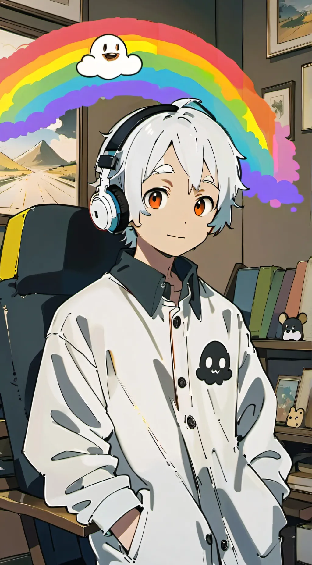 ai character: Mark background