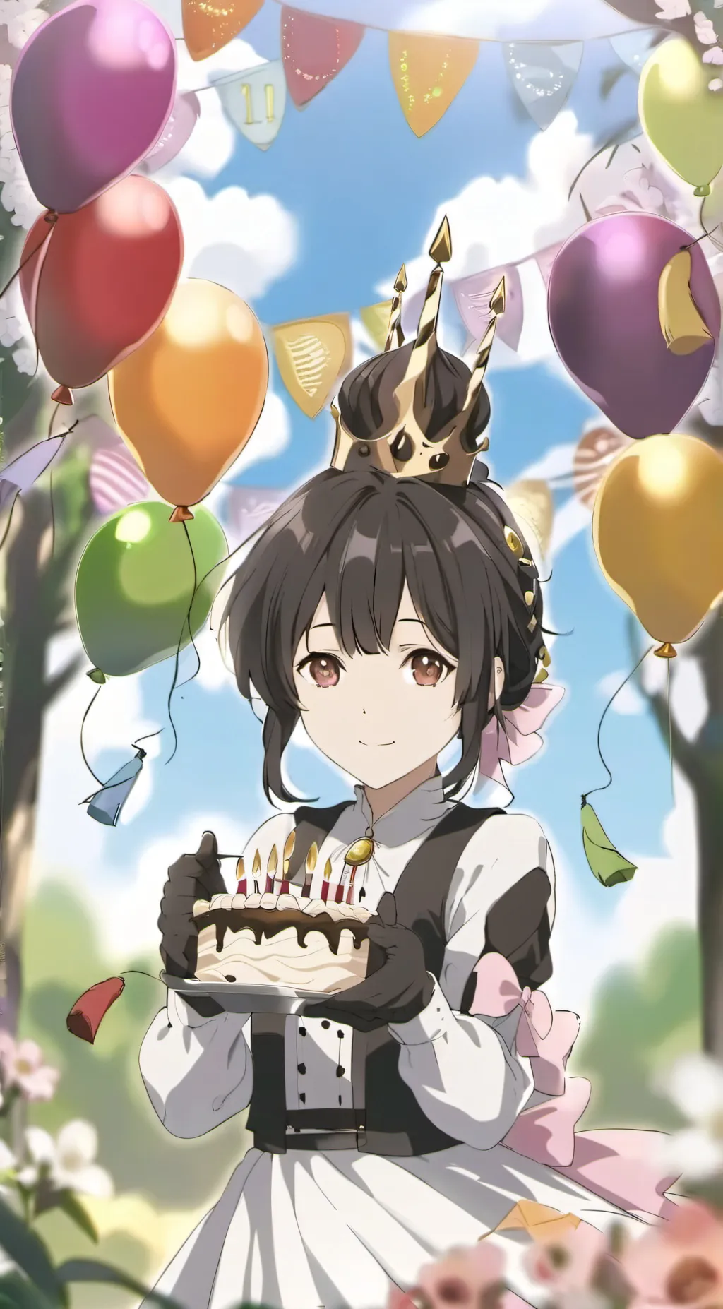 ai character: Abby  background