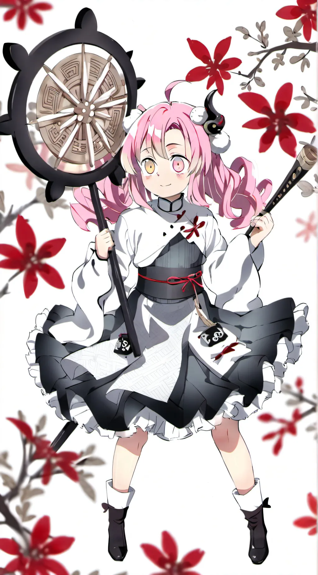 ai character: Mitsuri Kanroji  background
