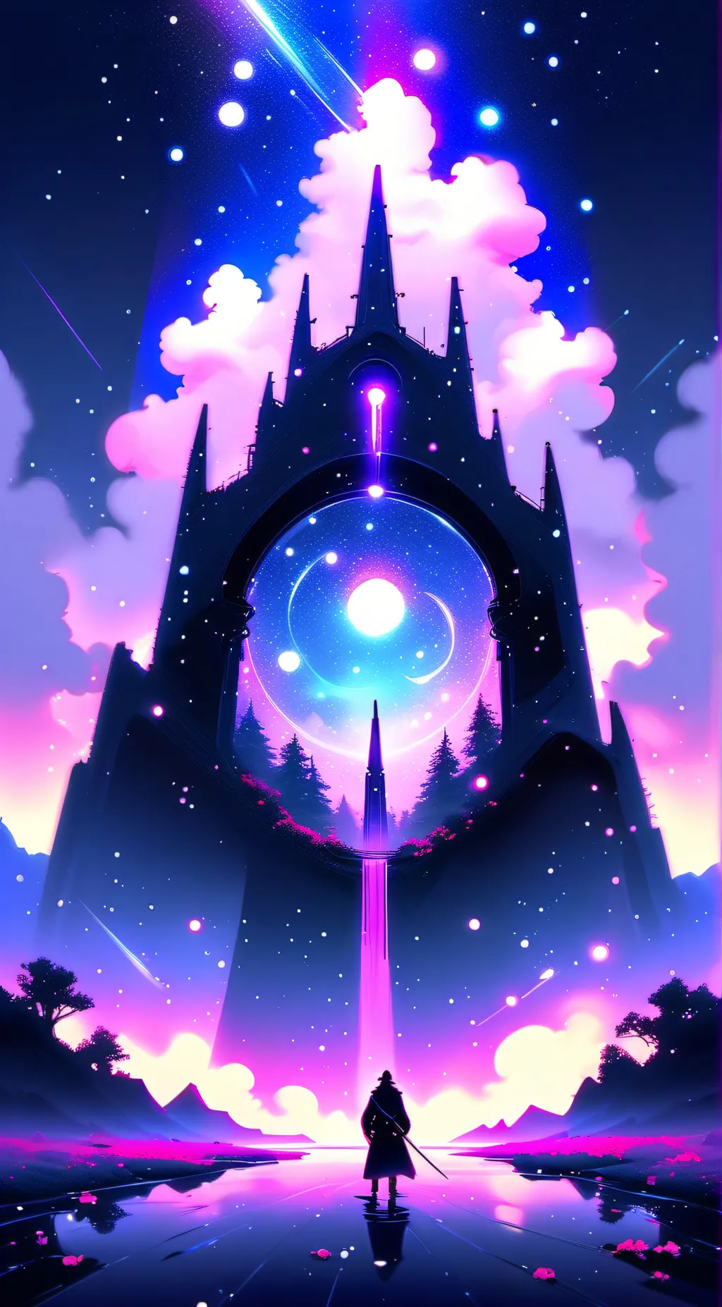 ai character: Aurora background