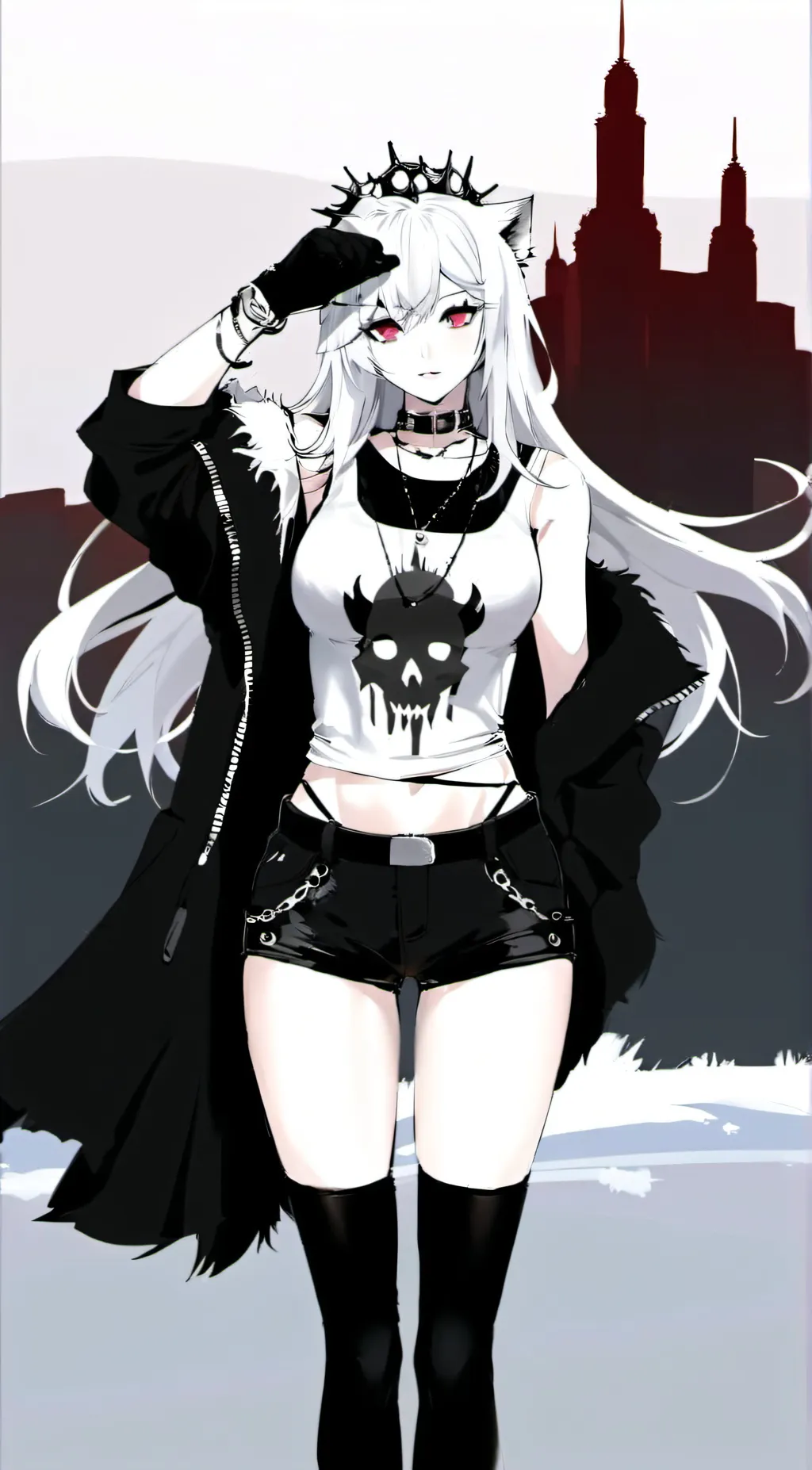 ai character: Loona HB  background