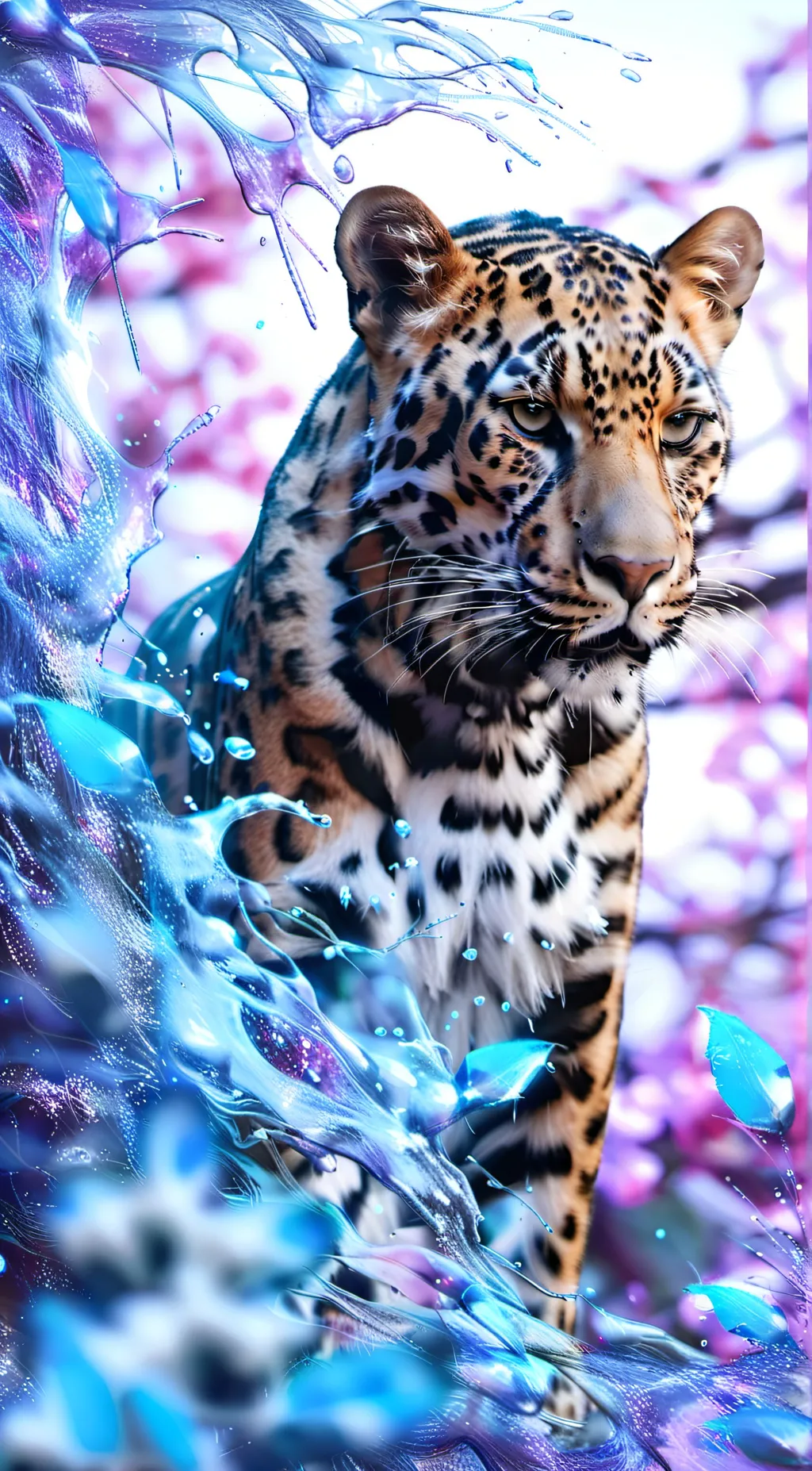 ai character: LEOPARD FRUIT background