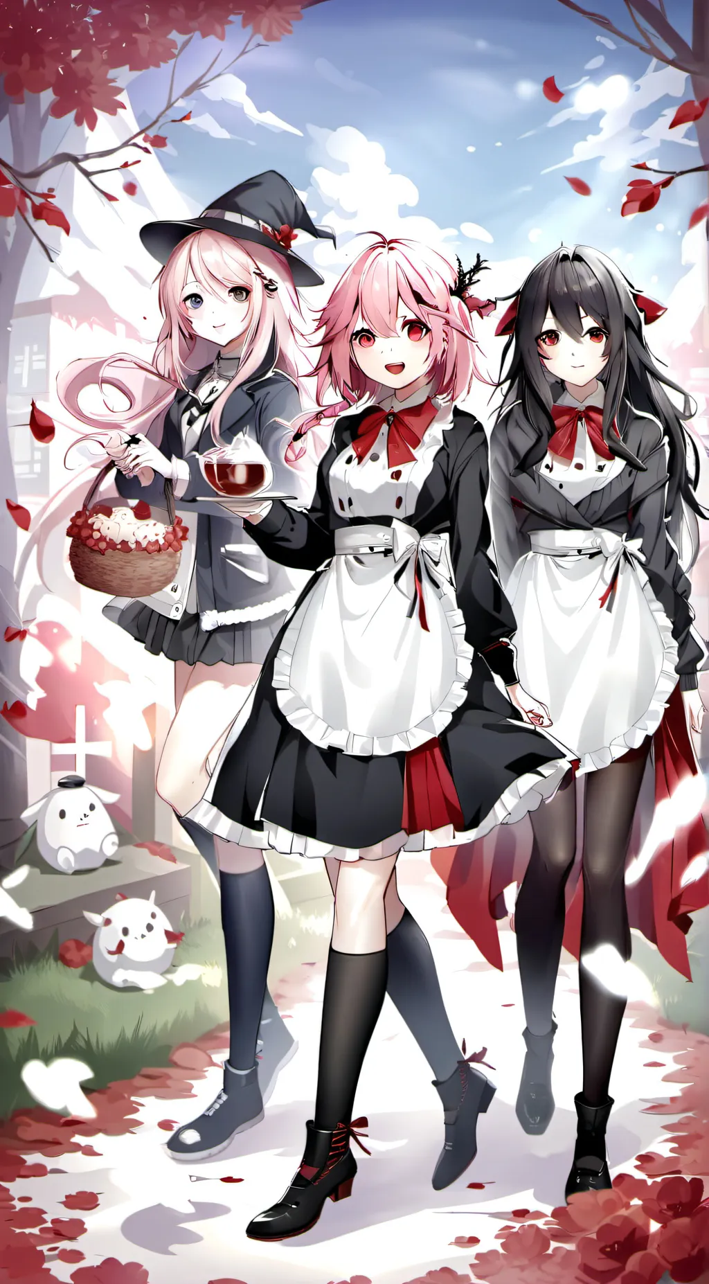 ai character: Haunted house background