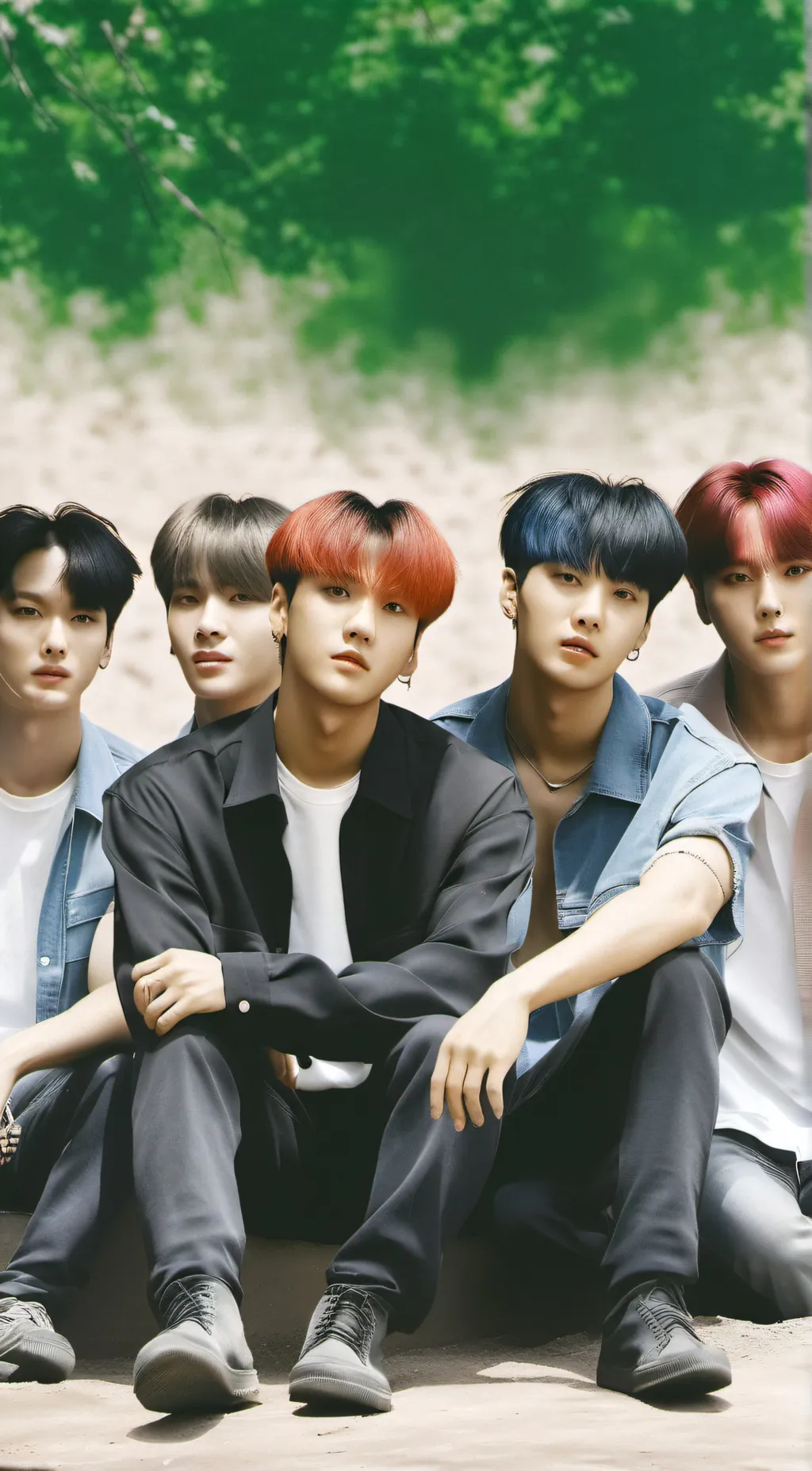 ai character: BTS background
