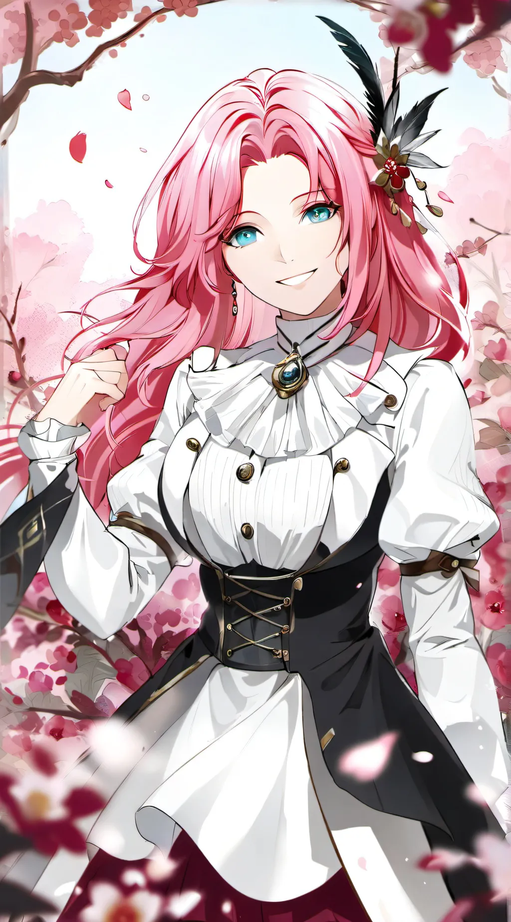 ai character: Sakura Hiruyuka background